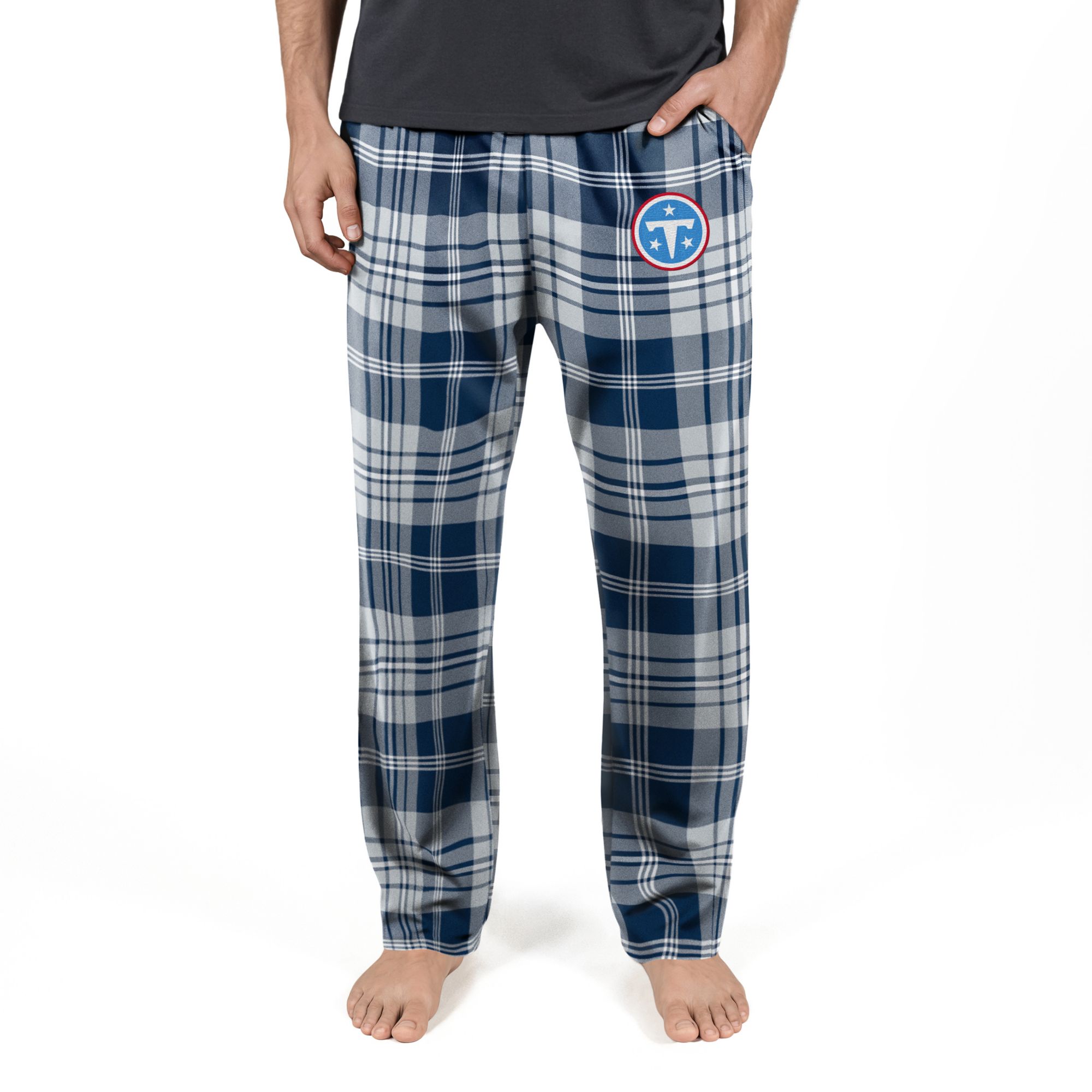 Concepts Sport Men's Tennessee Titans Peak Flannel Pants