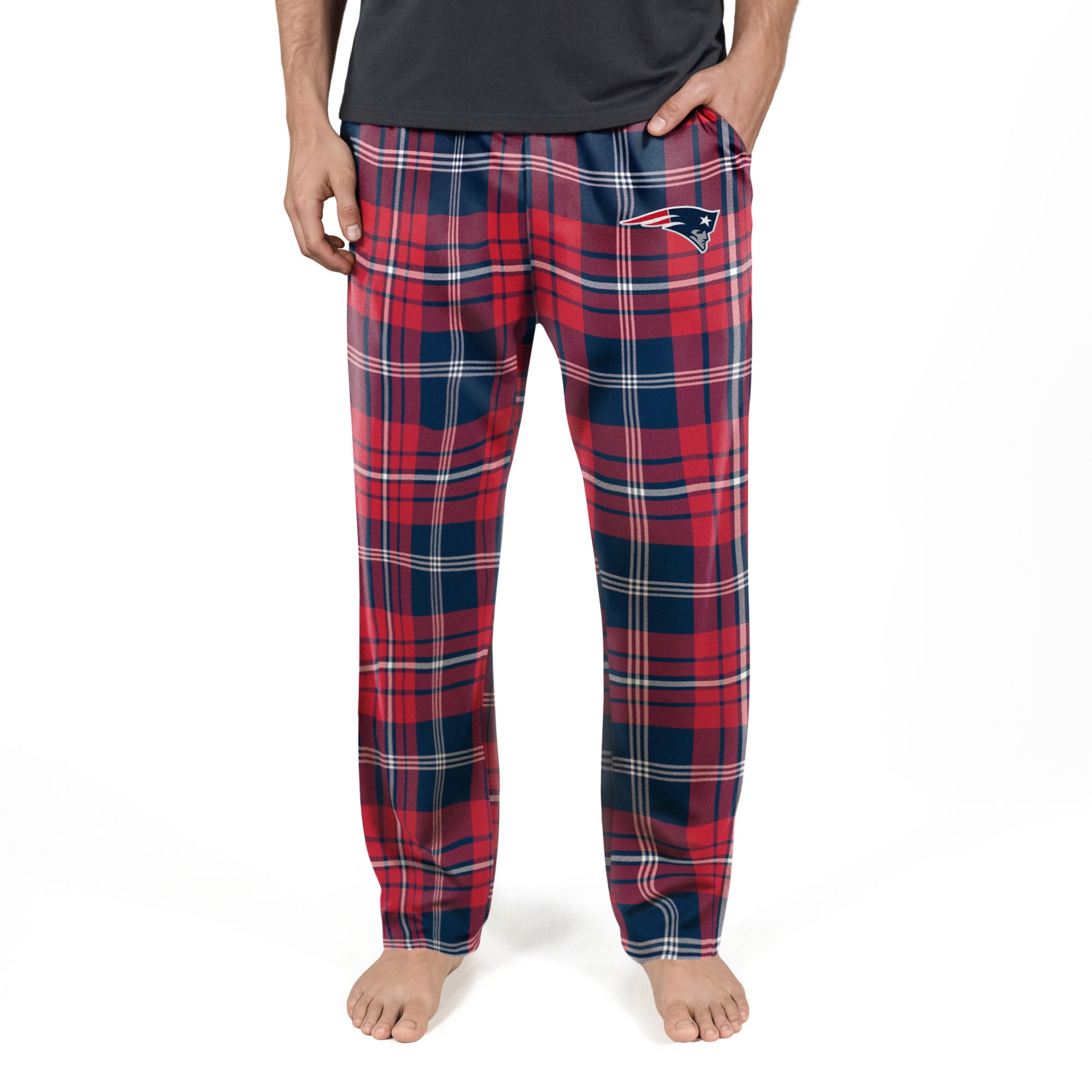 Concepts Sport Men's New England Patriots Peak Flannel Pants