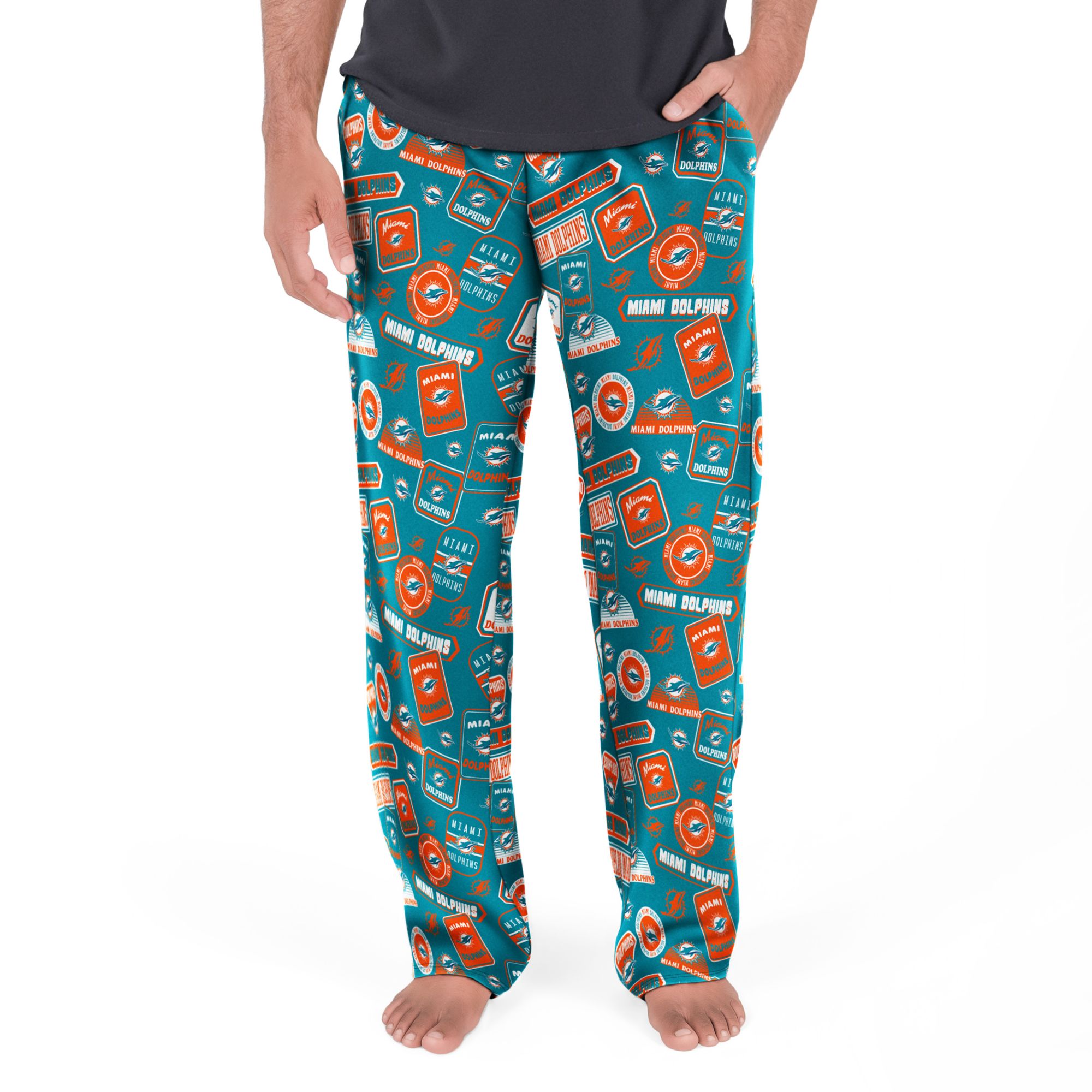 Concepts Sport Men's Miami Dolphins Grady Sleep Pants