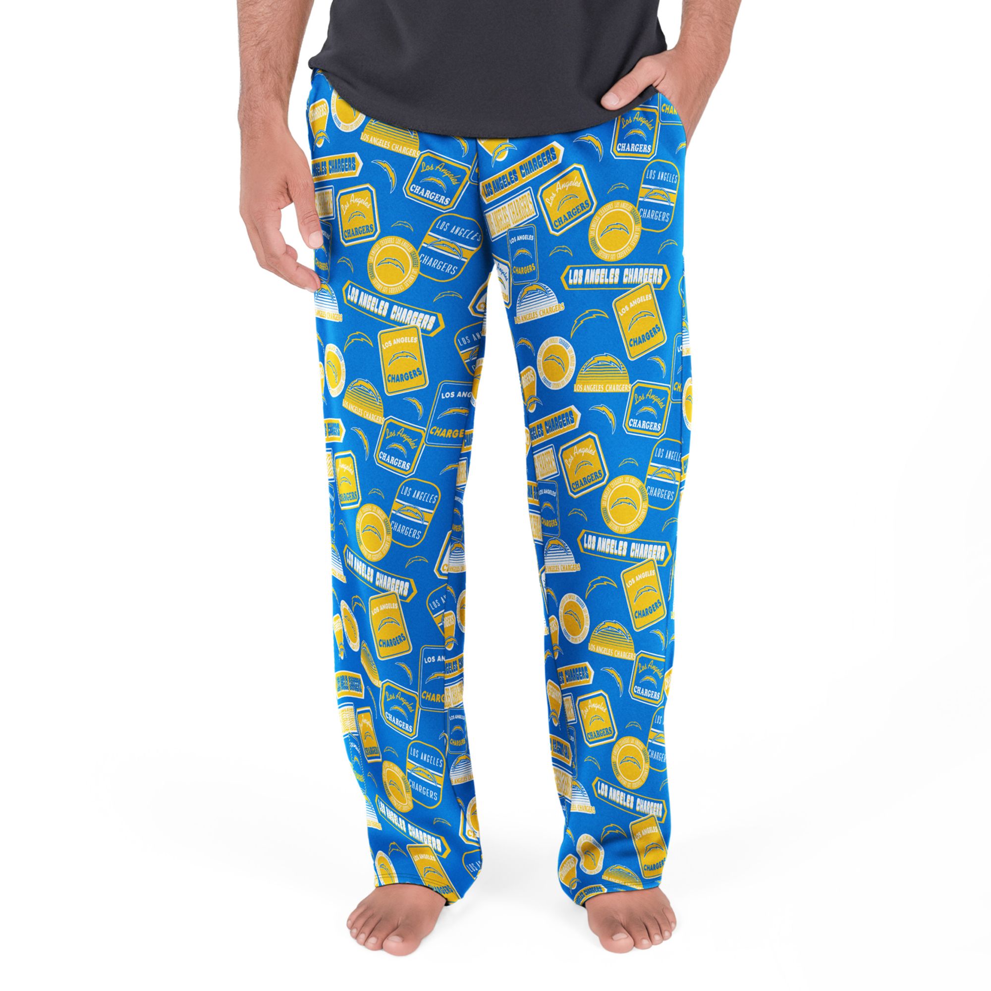 Concepts Sport Men's Los Angeles Chargers Grady Sleep Pants