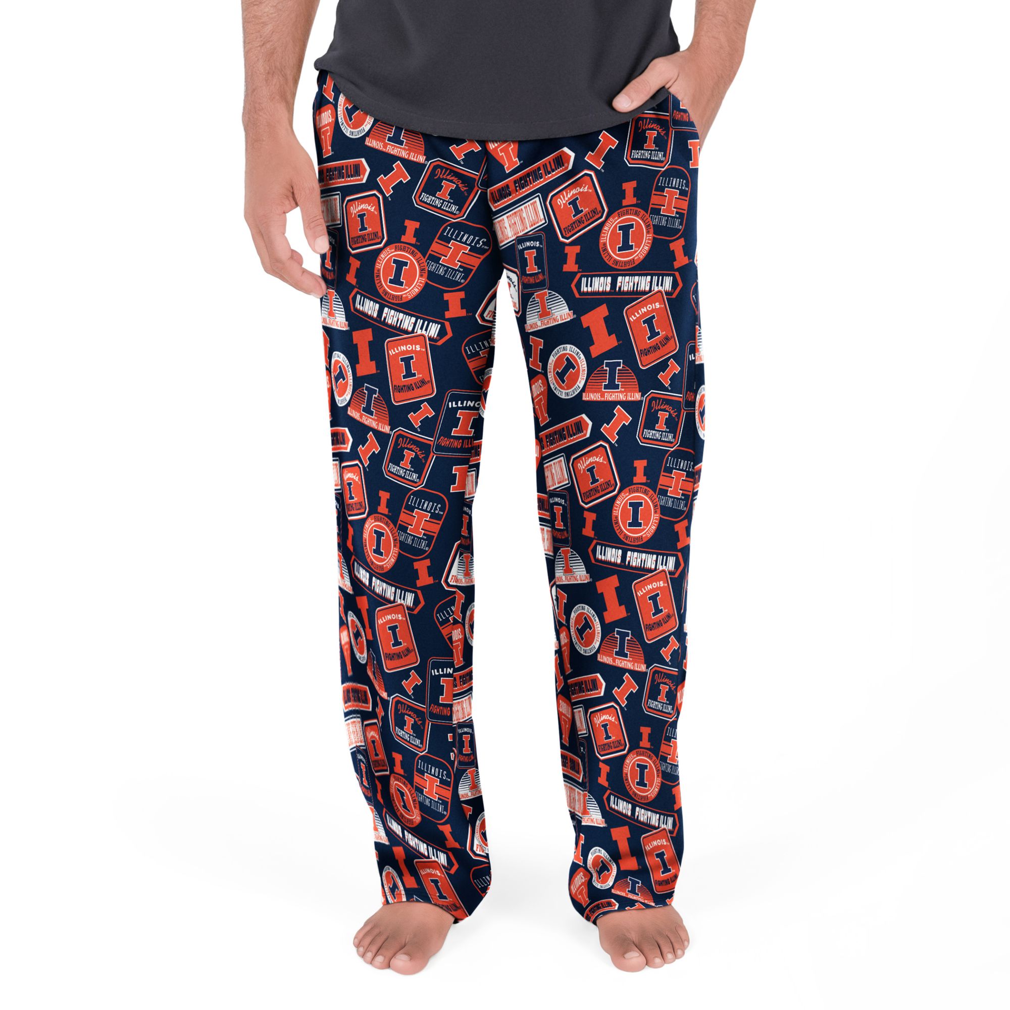 Concepts Sport Men's Illinois Fighting Illini Sleep Pants