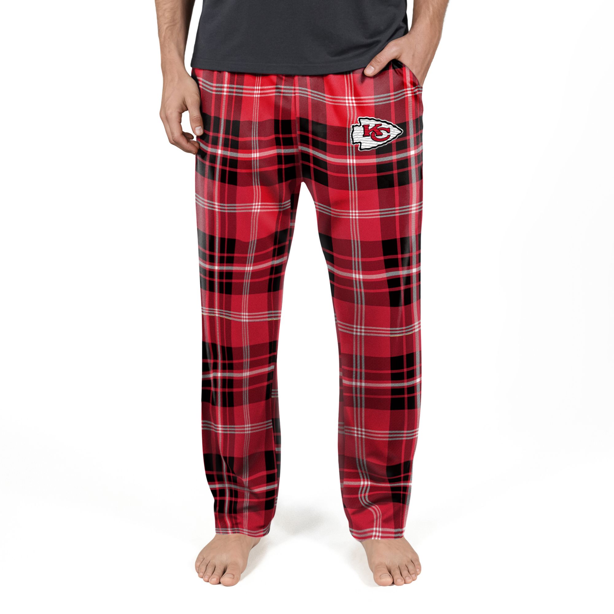 Concepts Sport Men's Kansas City Chiefs Peak Flannel Pants
