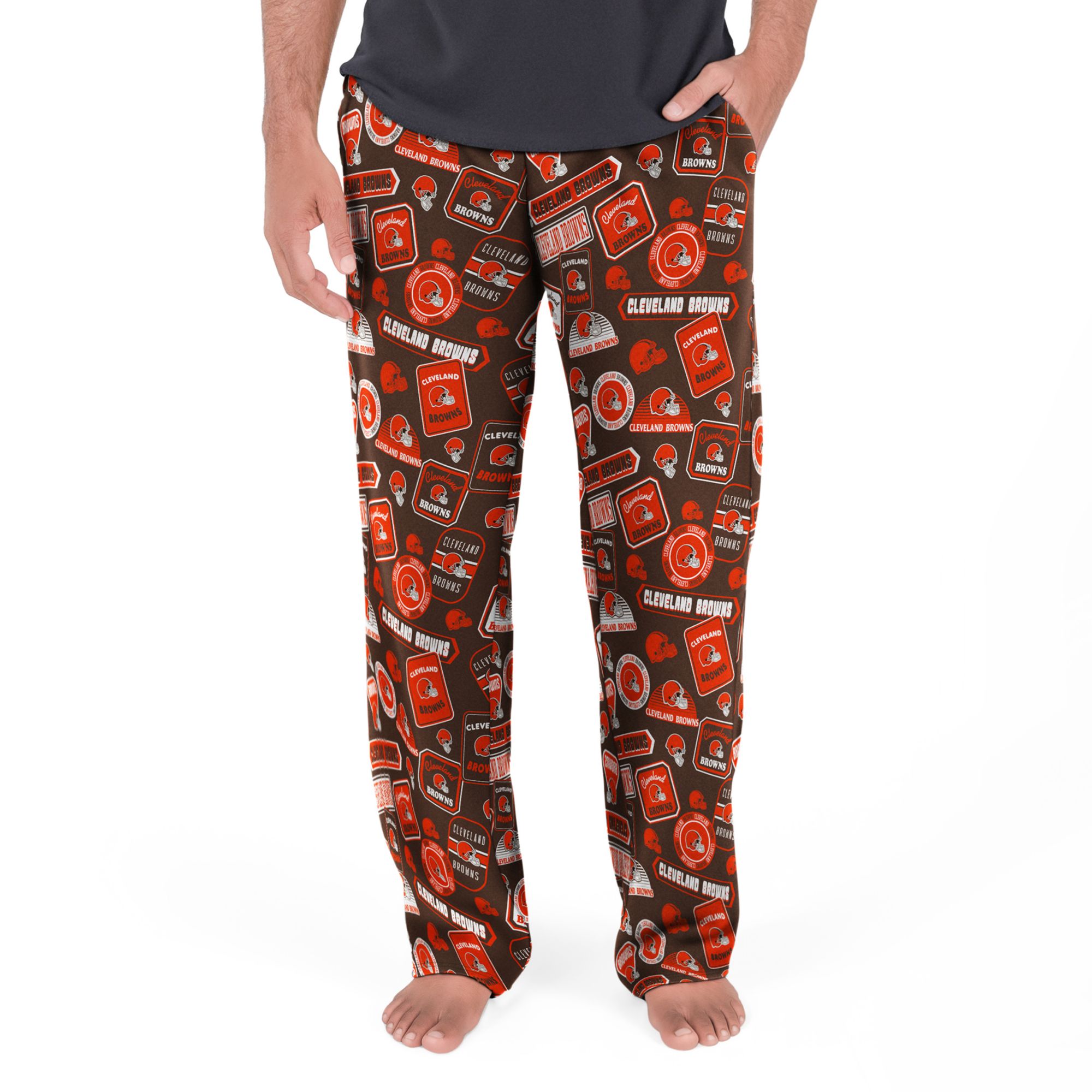 Concepts Sport Men's Cleveland Browns Grady Sleep Pants