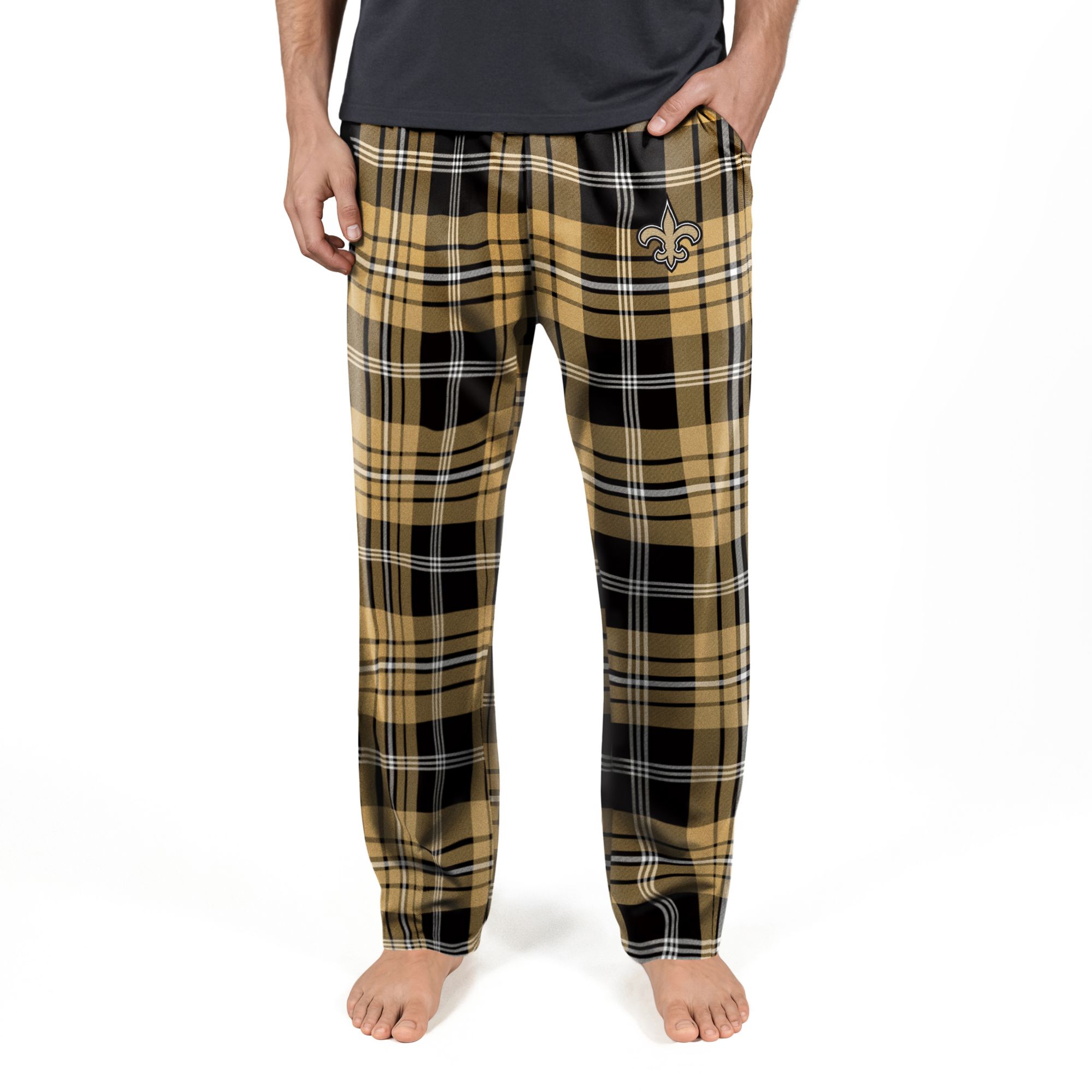 Concepts Sport Men's New Orleans Saints Peak Flannel Pants