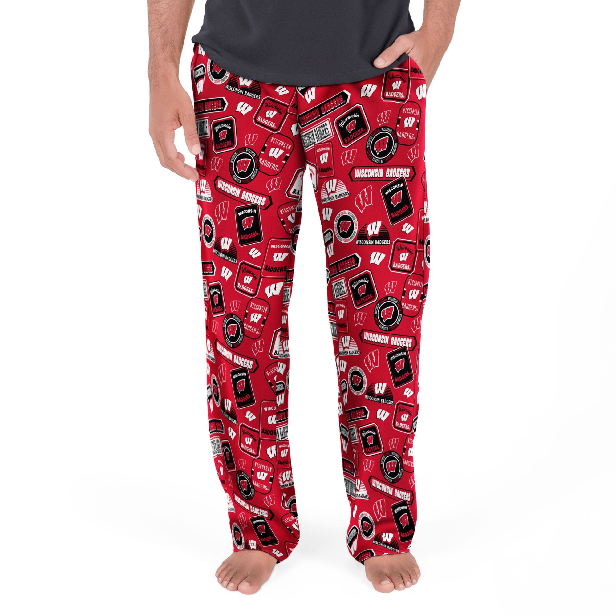 Concepts Sport Men's Wisconsin Badgers Sleep Pants