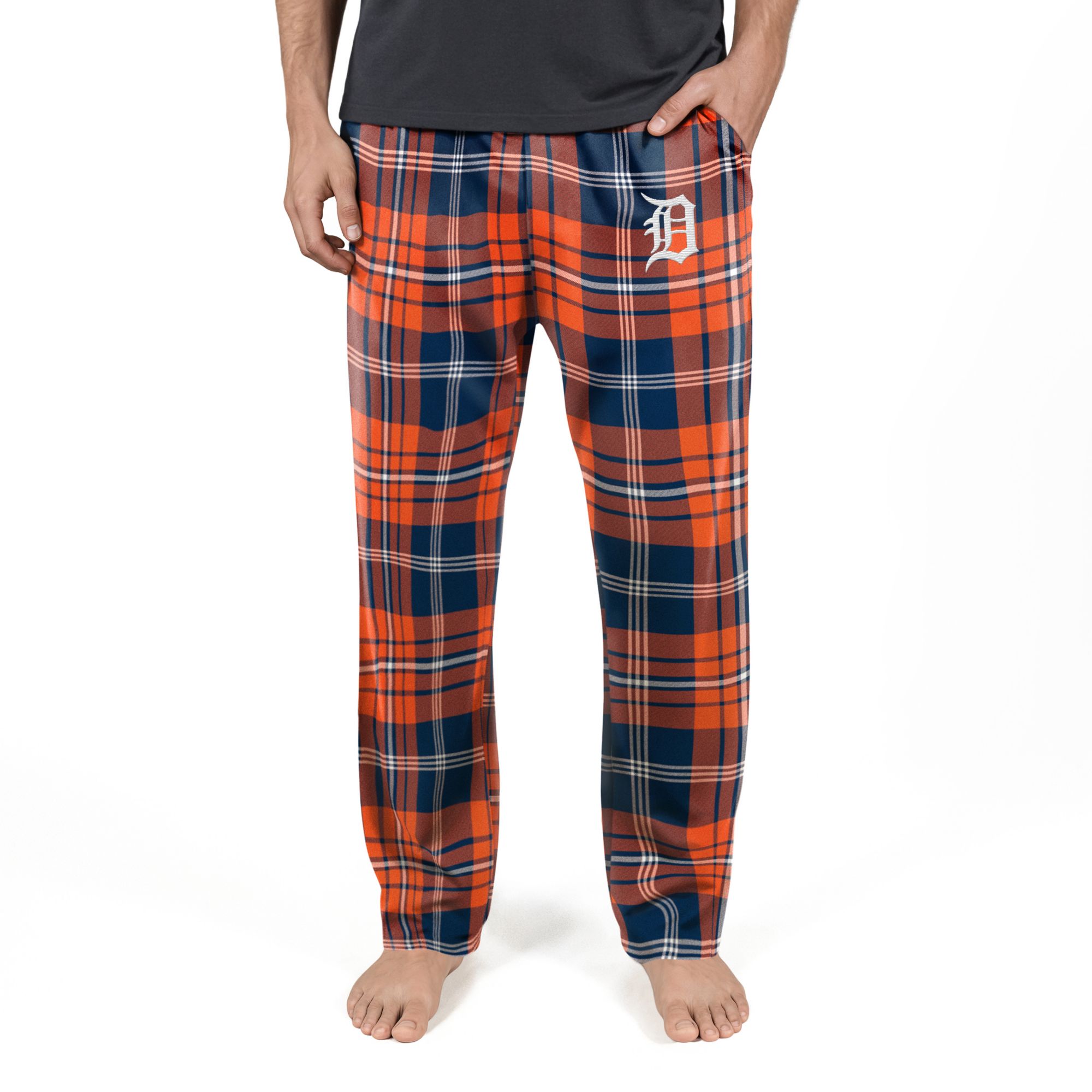 Concepts Sport Men's Detroit Tigers Peak Flannel Pants