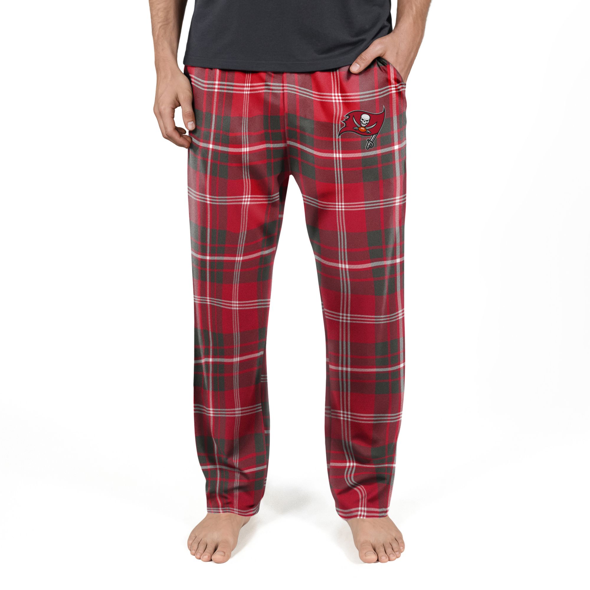 Concepts Sport Men's Tampa Bay Buccaneers Peak Flannel Pants