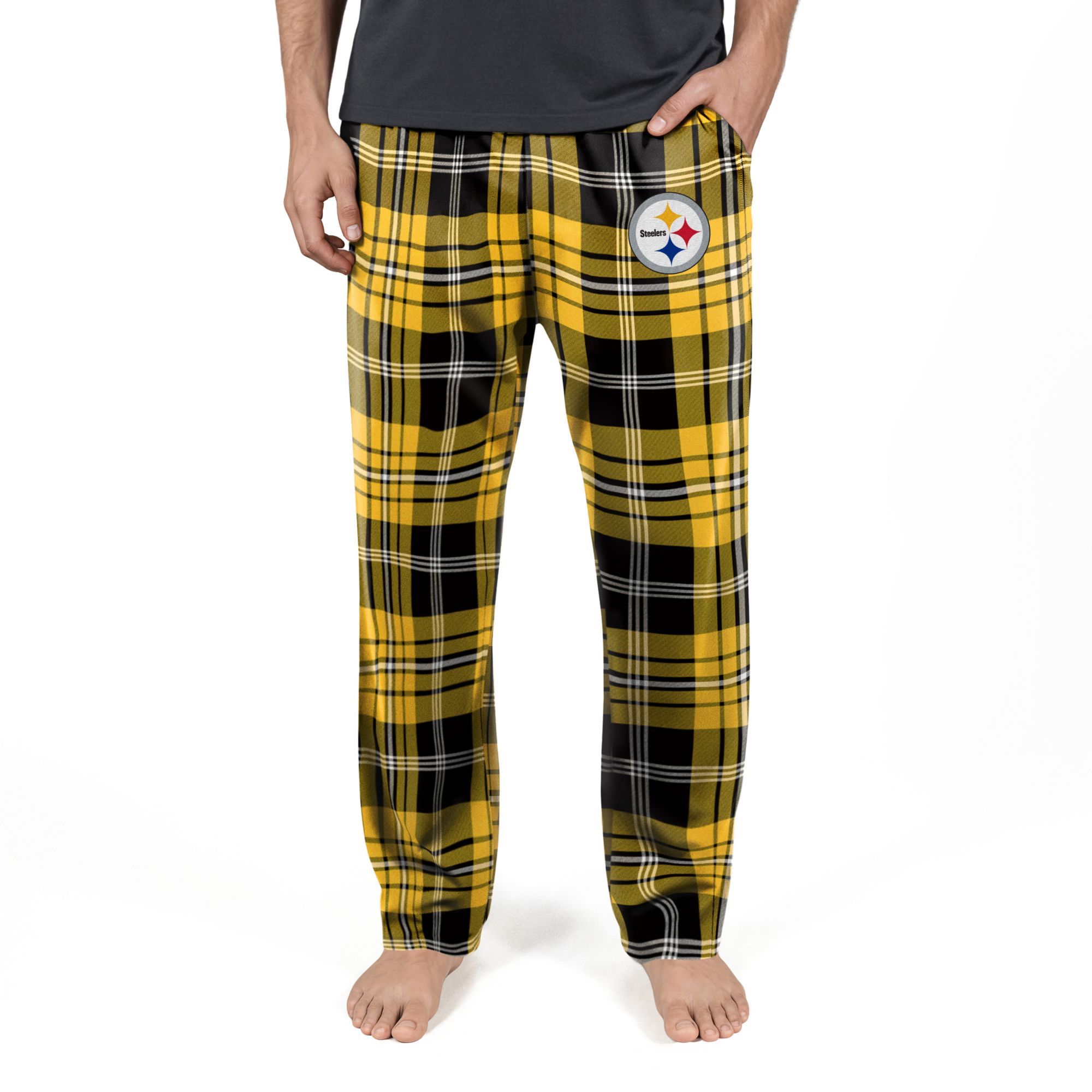 Concepts Sport Men's Pittsburgh Steelers Peak Flannel Pants