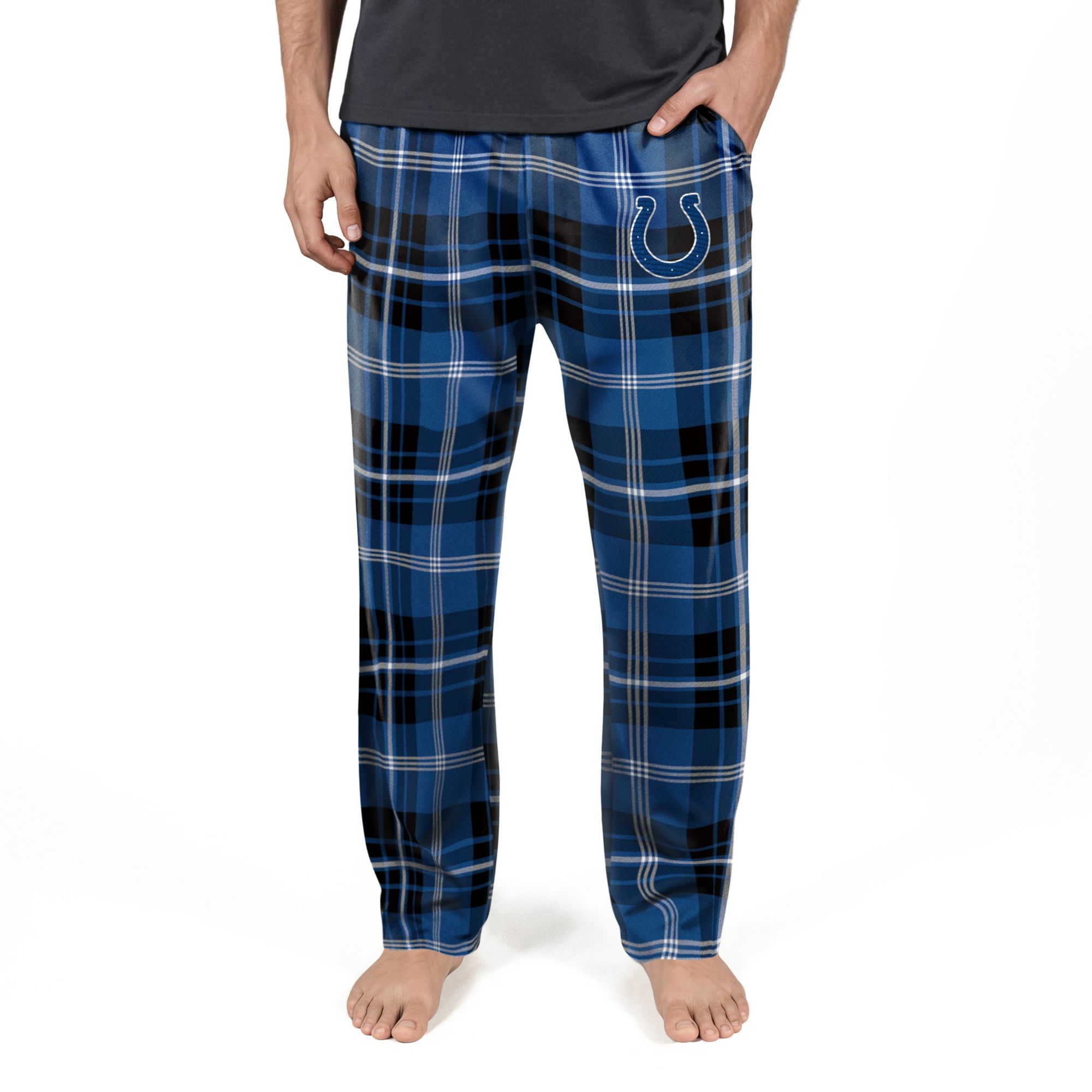 Concepts Sport Men's Indianapolis Colts Peak Flannel Pants