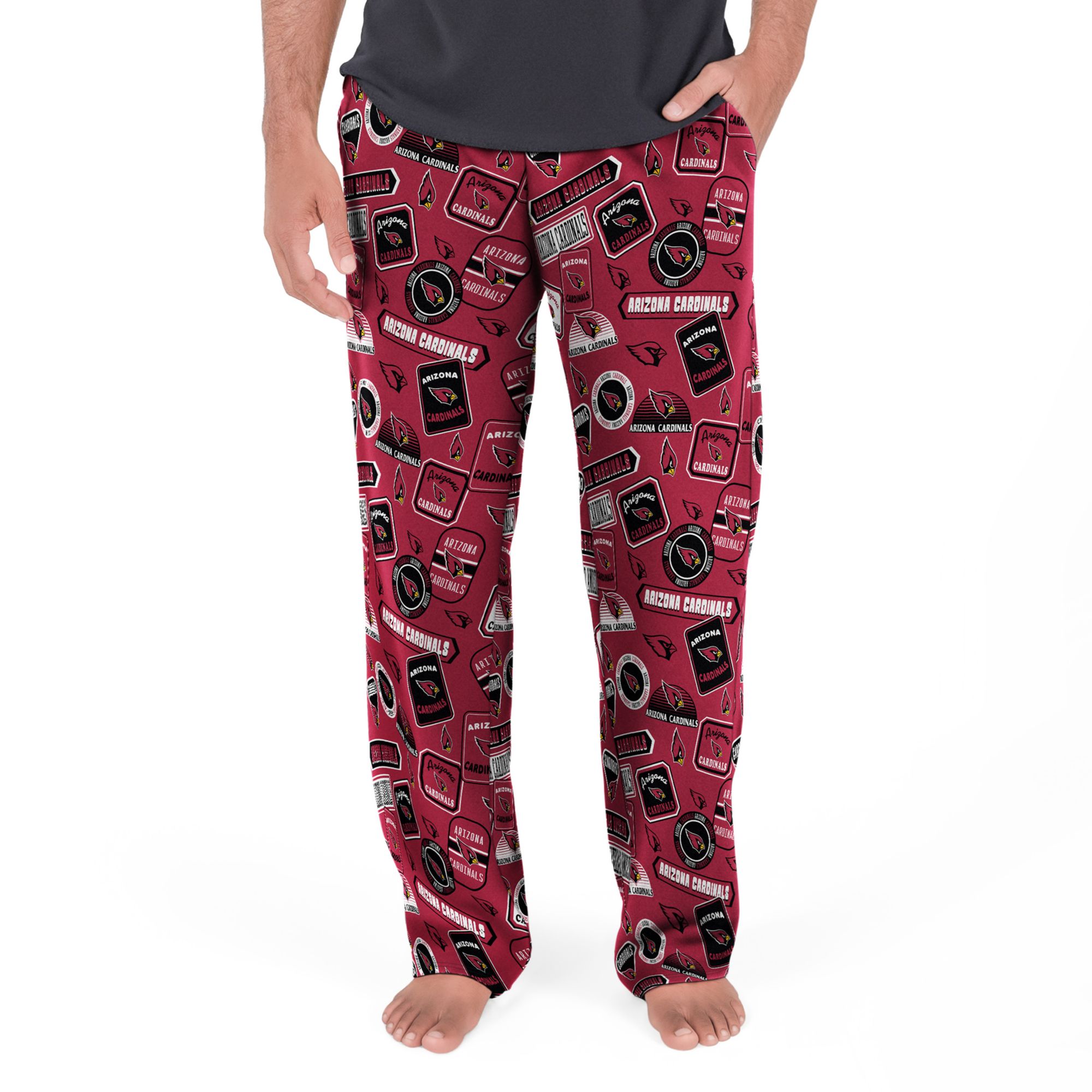 Concepts Sport Men's Arizona Cardinals Grady Sleep Pants