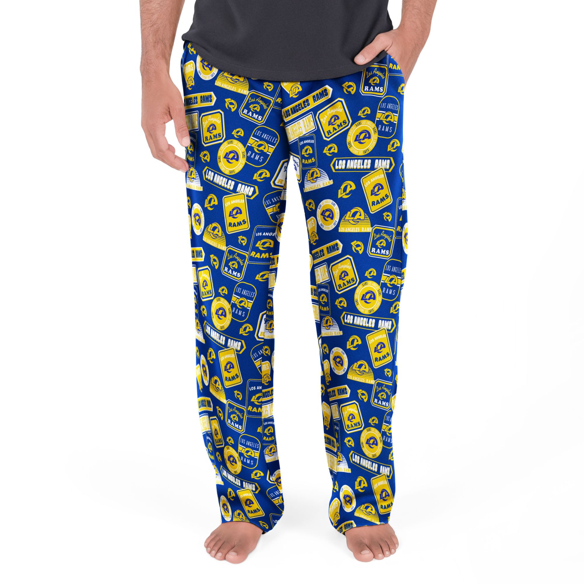 Concepts Sport Men's Los Angeles Rams Grady Sleep Pants