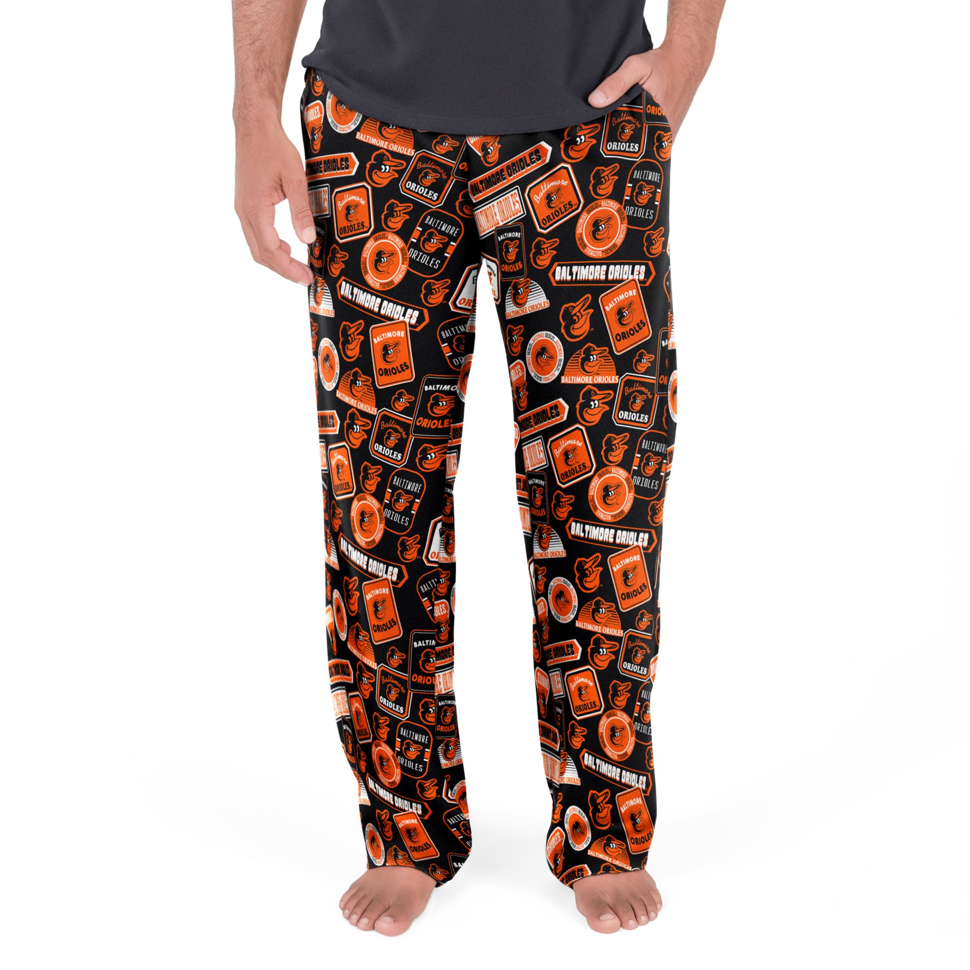 Concepts Sport Men's Baltimore Orioles Grady All Over Print Pants