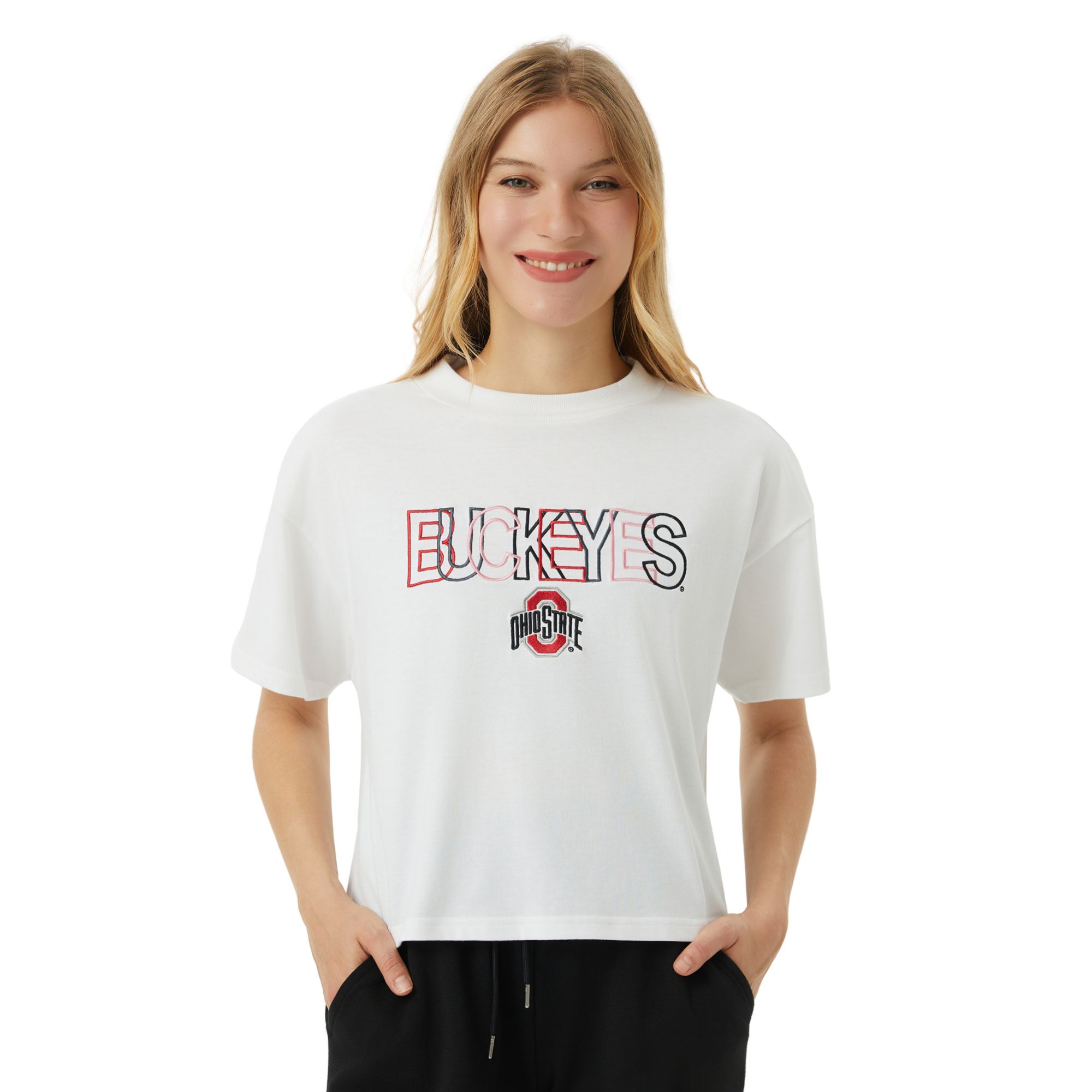 Concepts Sport Women's Ohio State Buckeyes White T-Shirt