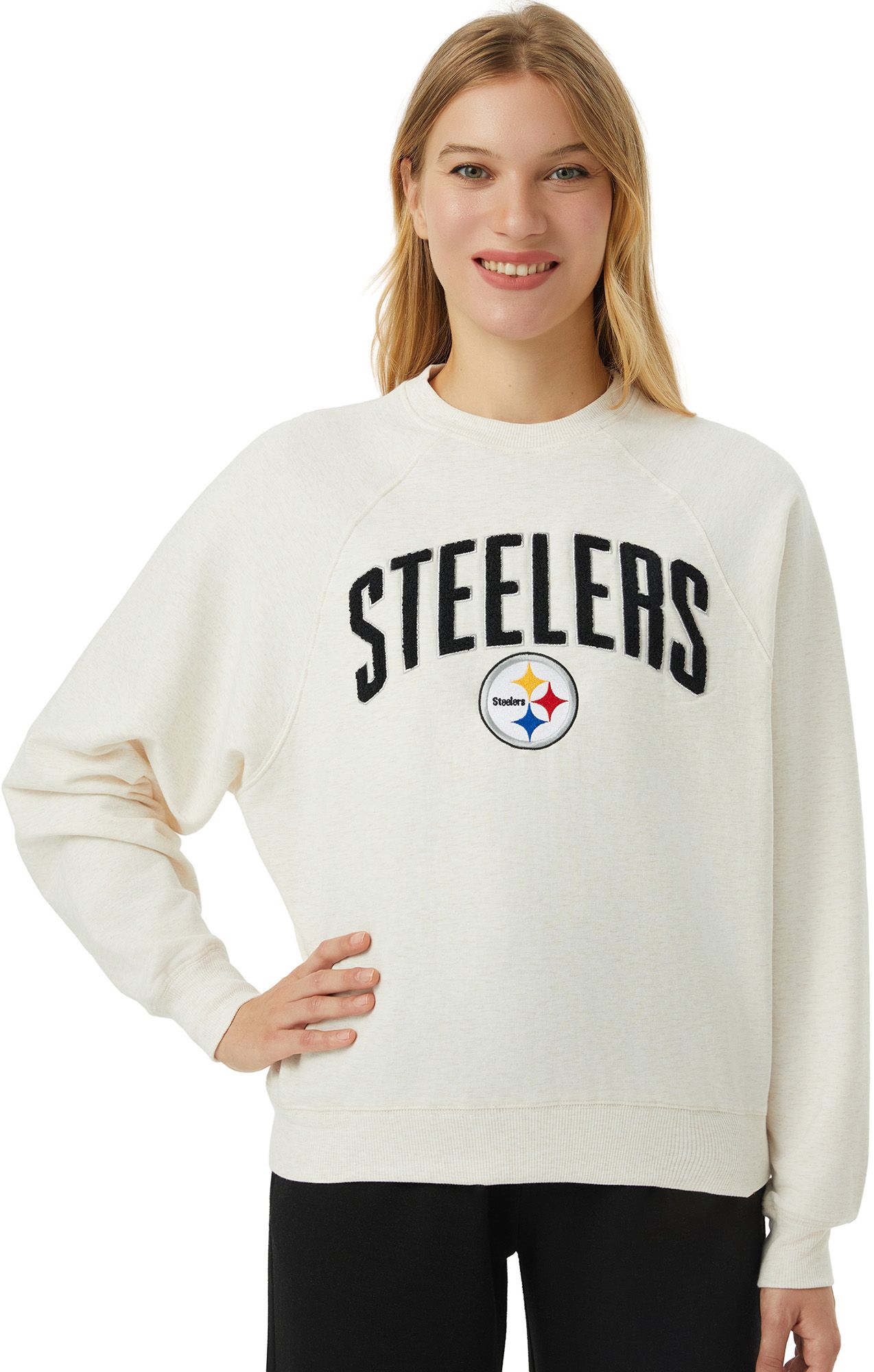 Concepts Sport Women's Pittsburgh Steelers Broadway Crewneck Sweatshirt