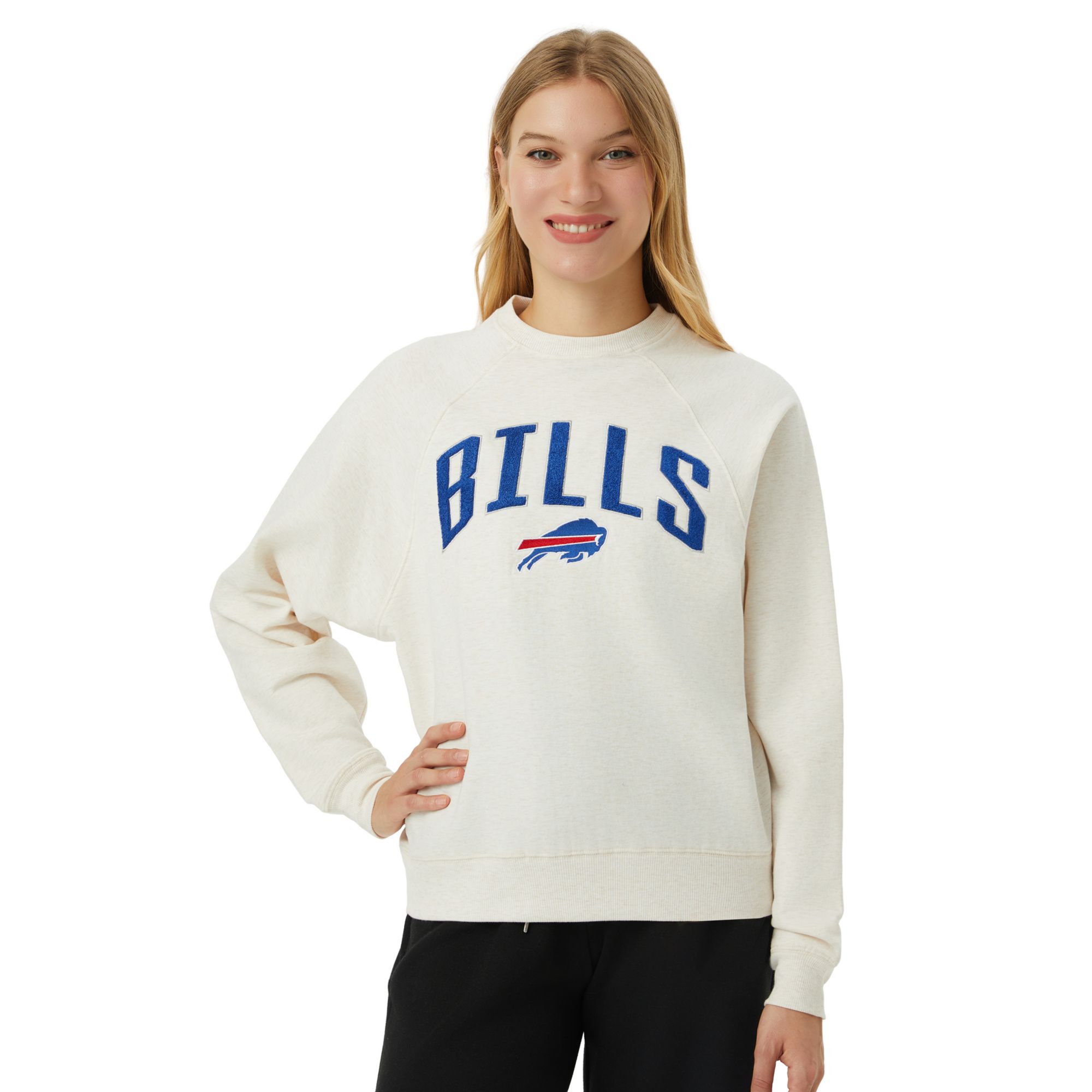 Concepts Sport Women's Buffalo Bills Broadway Crewneck Sweatshirt