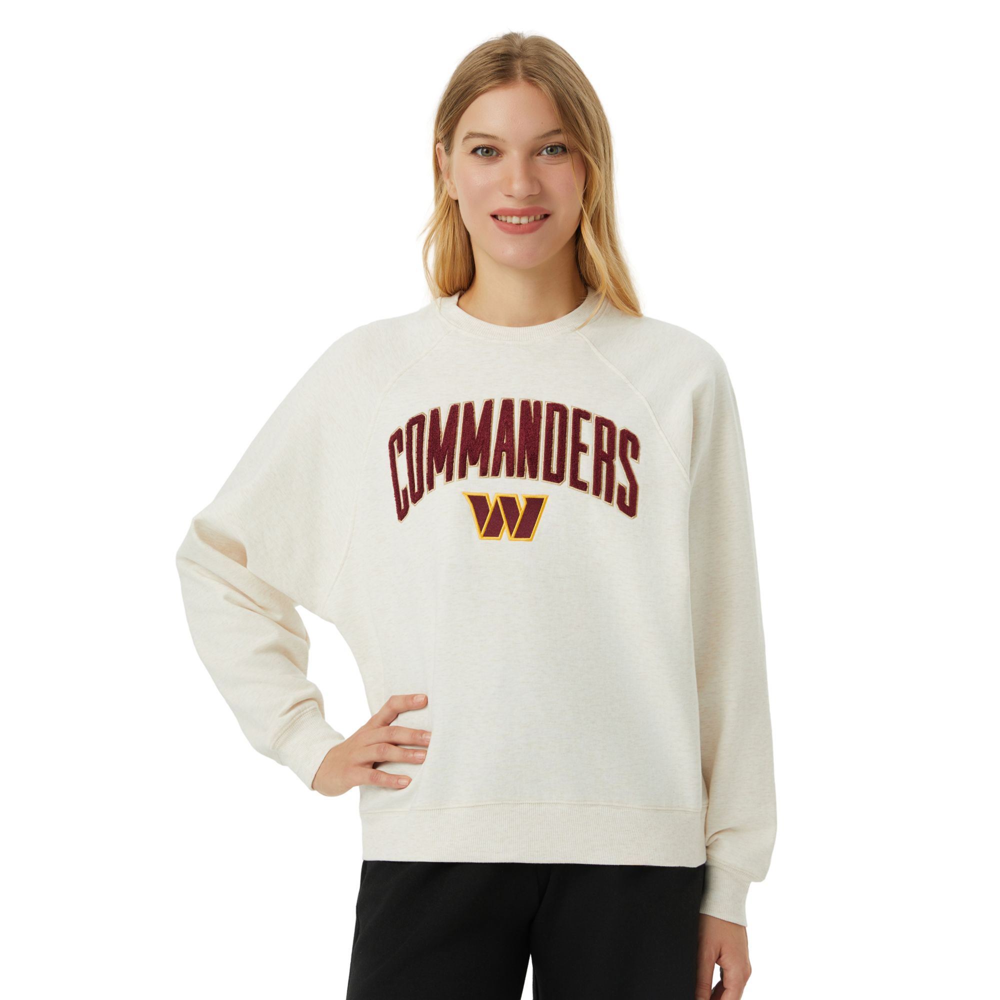 Concepts Sport Women's Washington Commanders Broadway Crewneck Sweatshirt