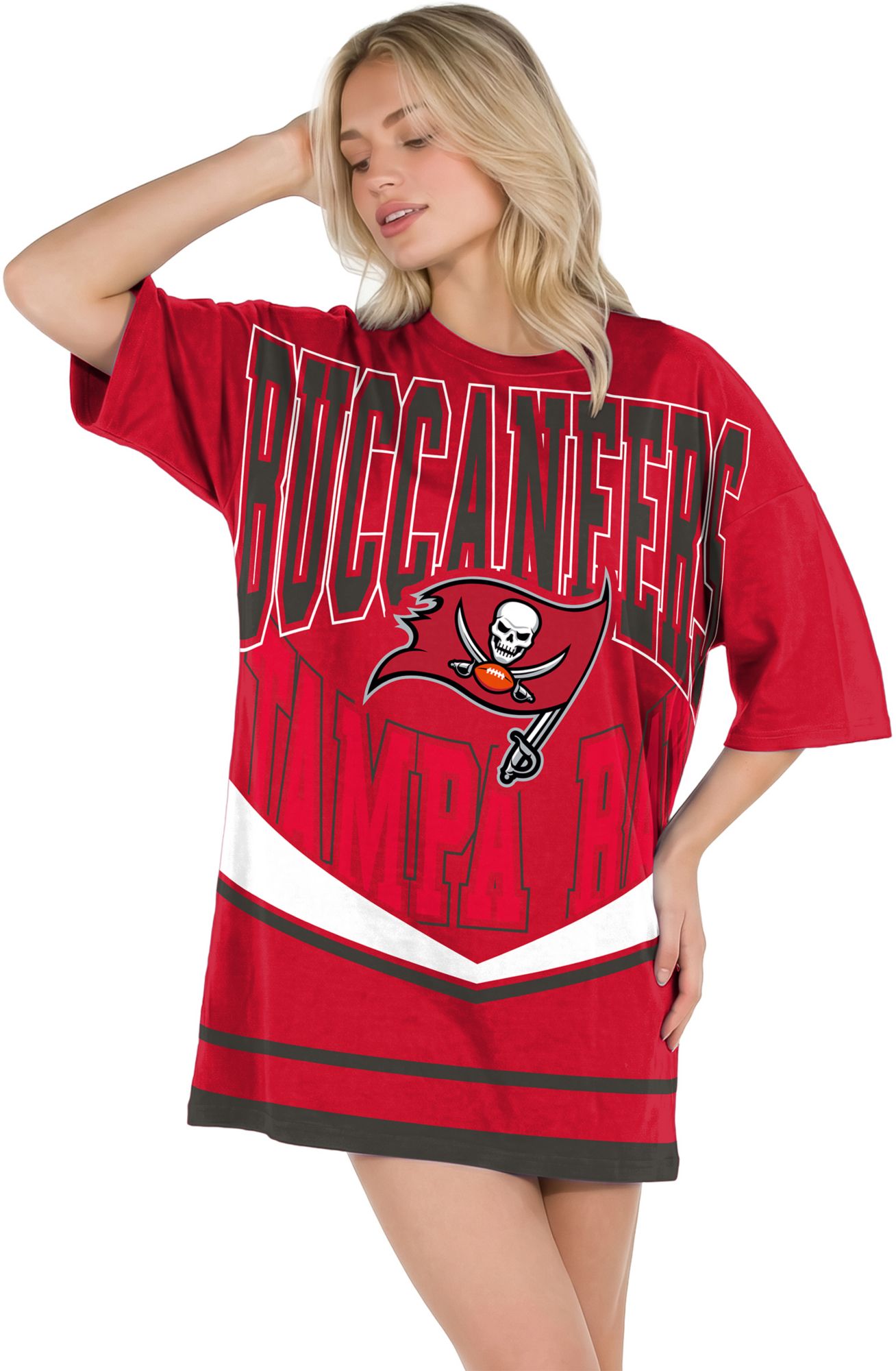 Concepts Sport Women's Tampa Bay Buccaneers Red Mosaic T-Shirt