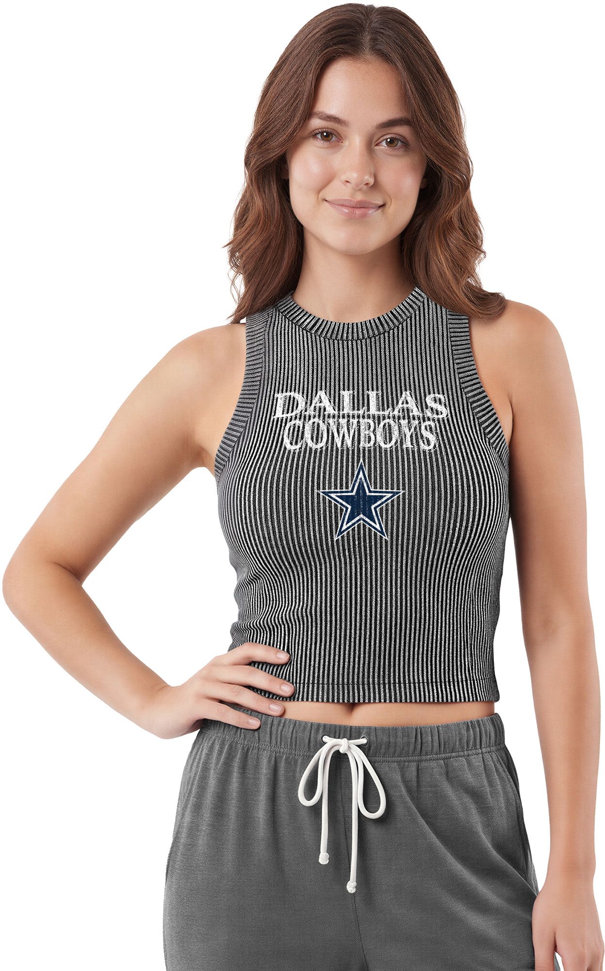 Concepts Sport Women's Dallas Cowboys Gray Timber Tank