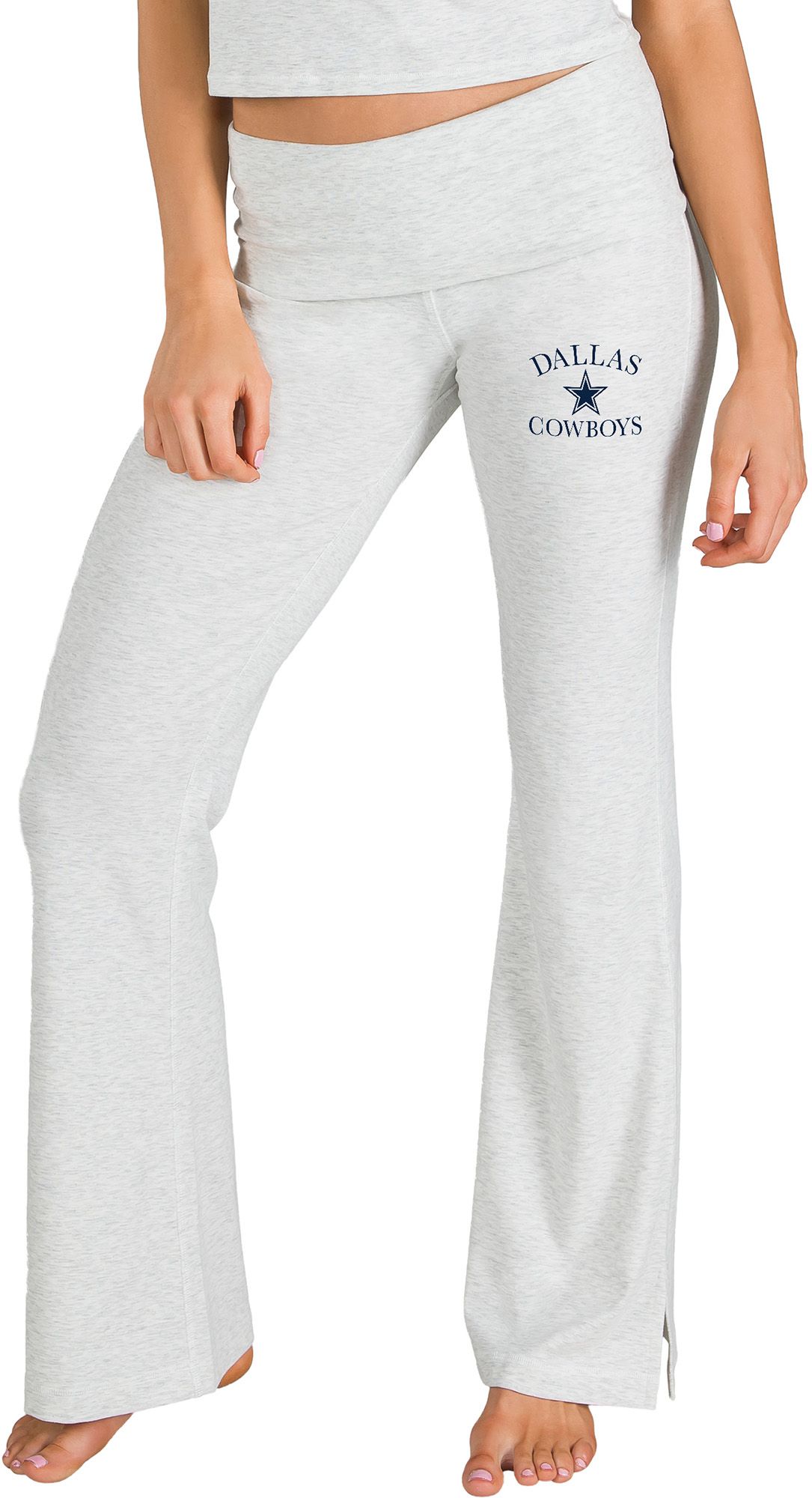 Concepts Sport Women's Dallas Cowboys Gray Frayed Pants
