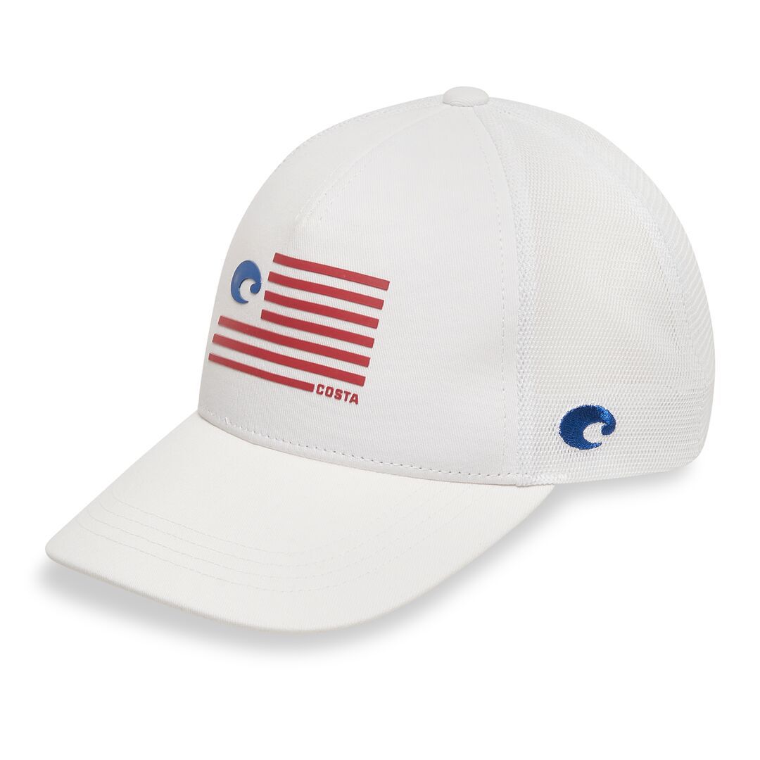 Costa Del Mar Twill Trucker Pride Hat