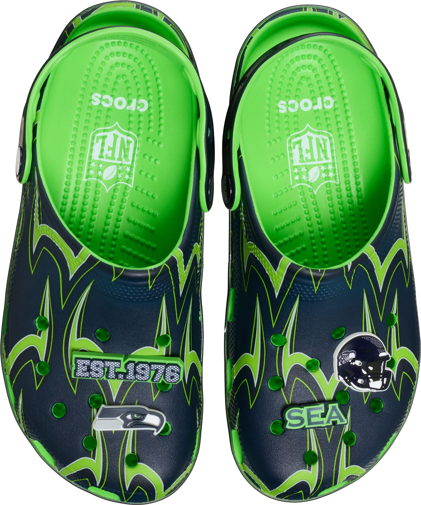 Crocs NFL Classic Seattle Seahawks Clogs