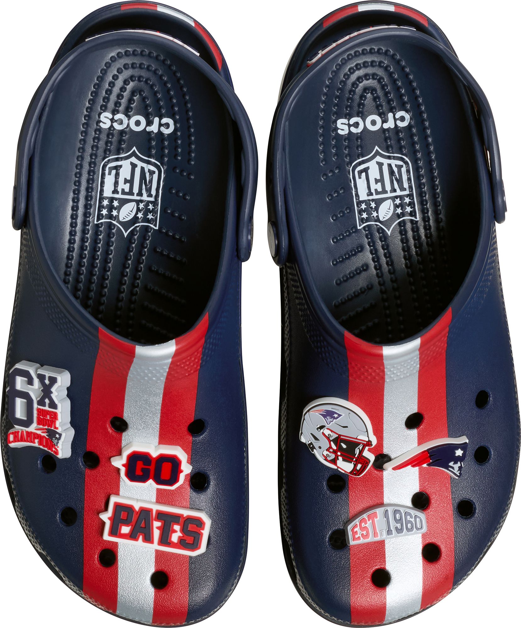 Crocs NFL Classic New England Patriots Clogs