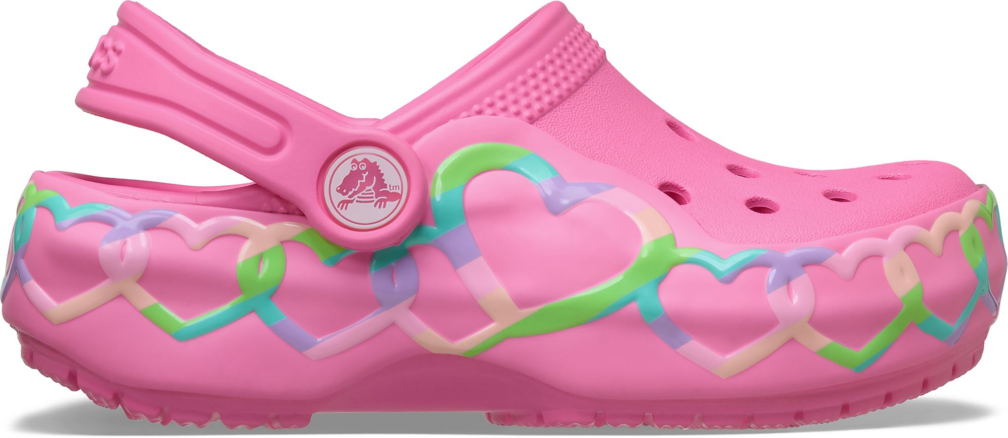 Crocs Toddler Heart Light Up Classic Clogs