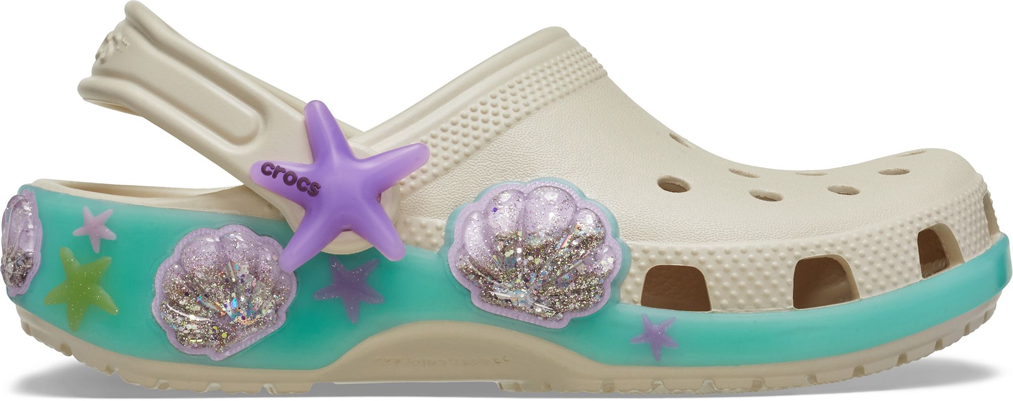 Crocs Toddler Classic Sea Sparkle Clogs