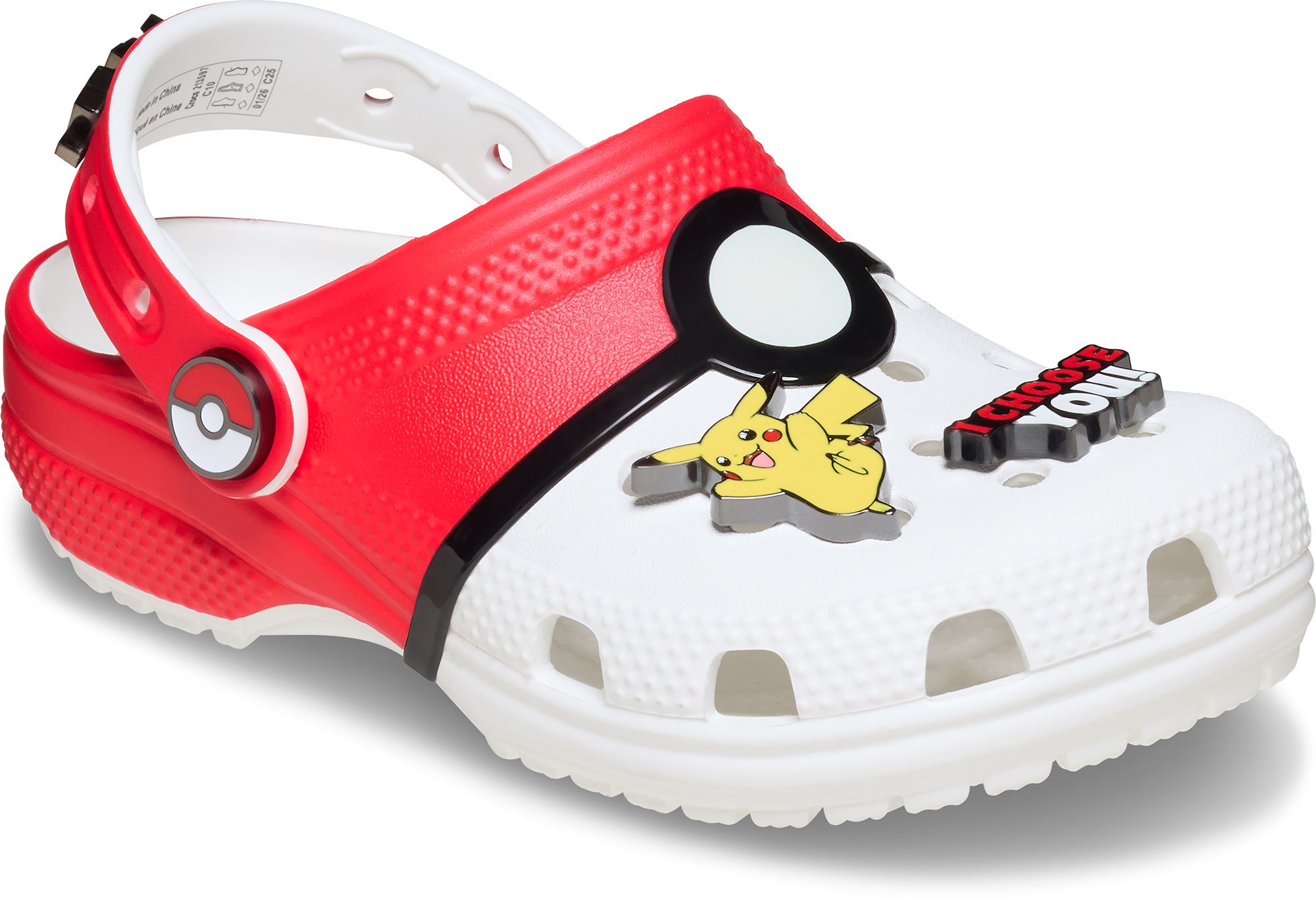 Crocs Toddler Pokemon Pokeball Classic Clogs