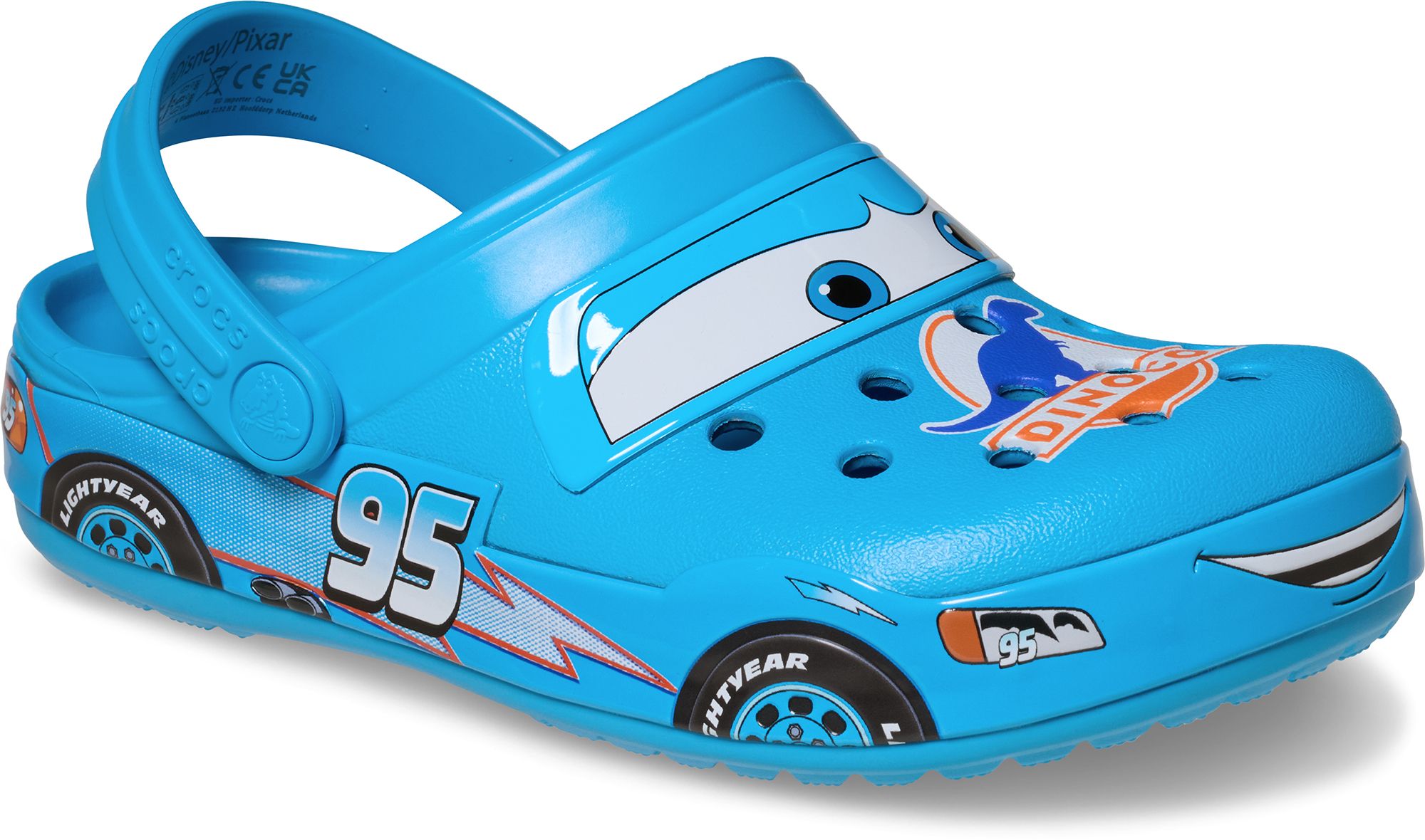 Crocs Toddler Lightning McQueen Dinoco Crocband Clogs