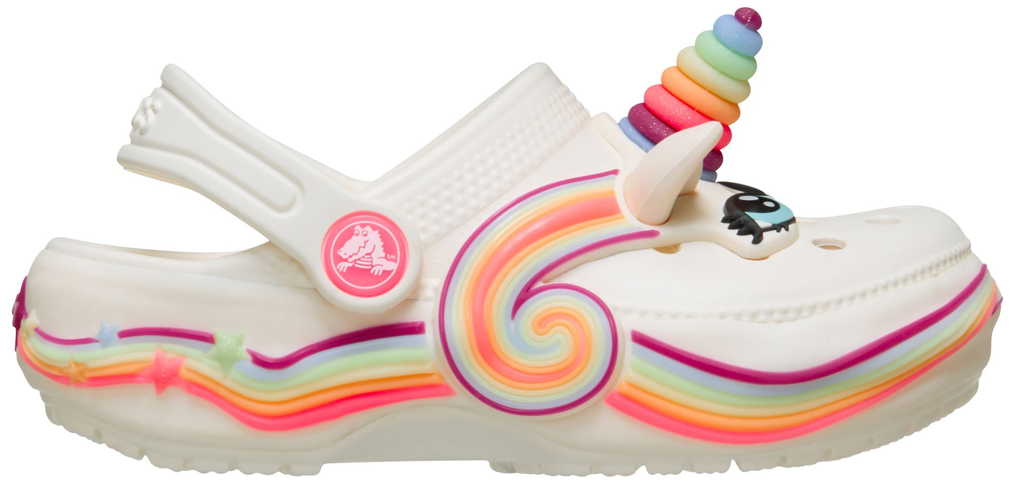 Crocs Toddler Classic IAM Unicorn Light Up Clogs