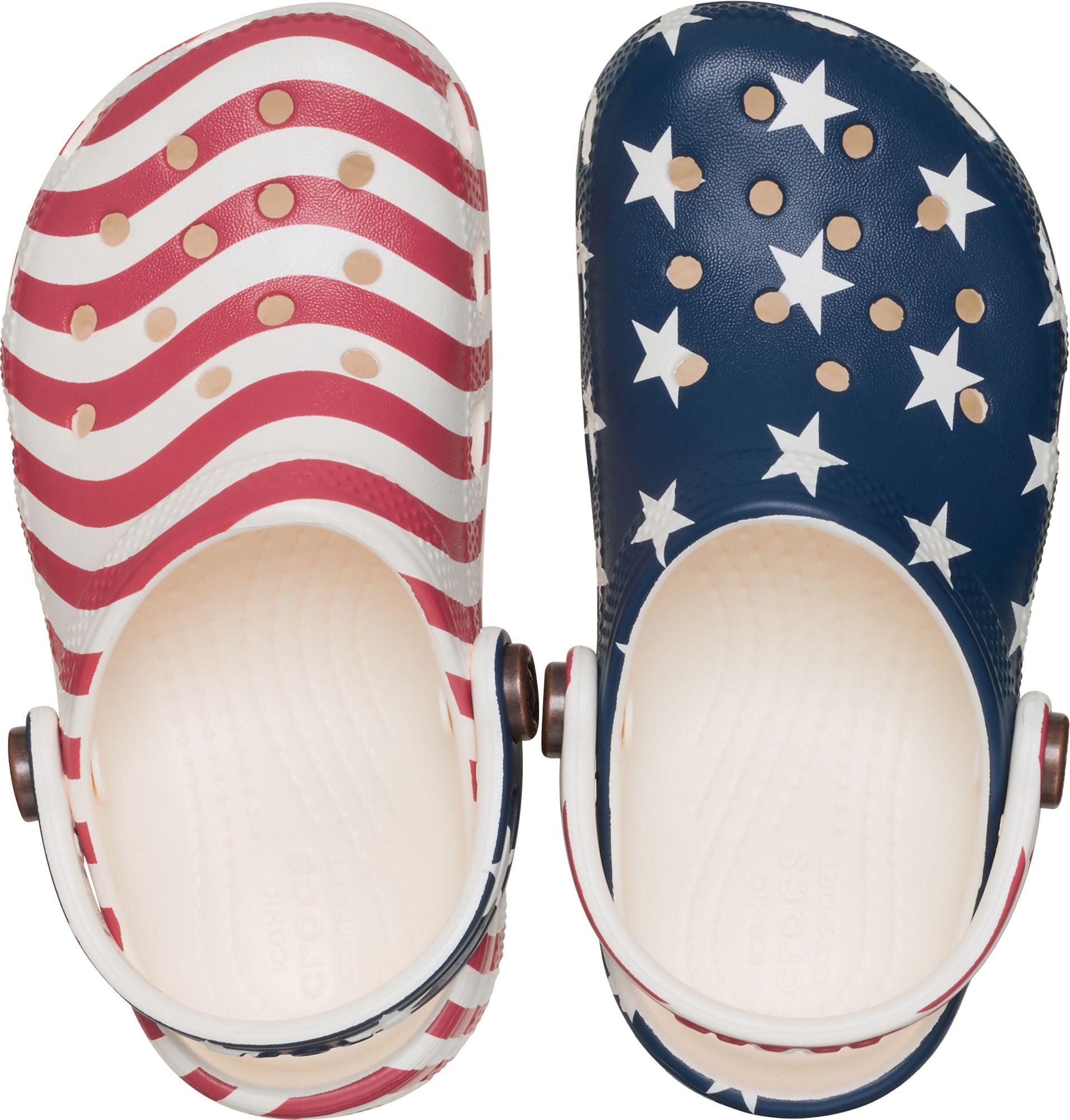 Crocs Toddler Classic American Flag Clogs