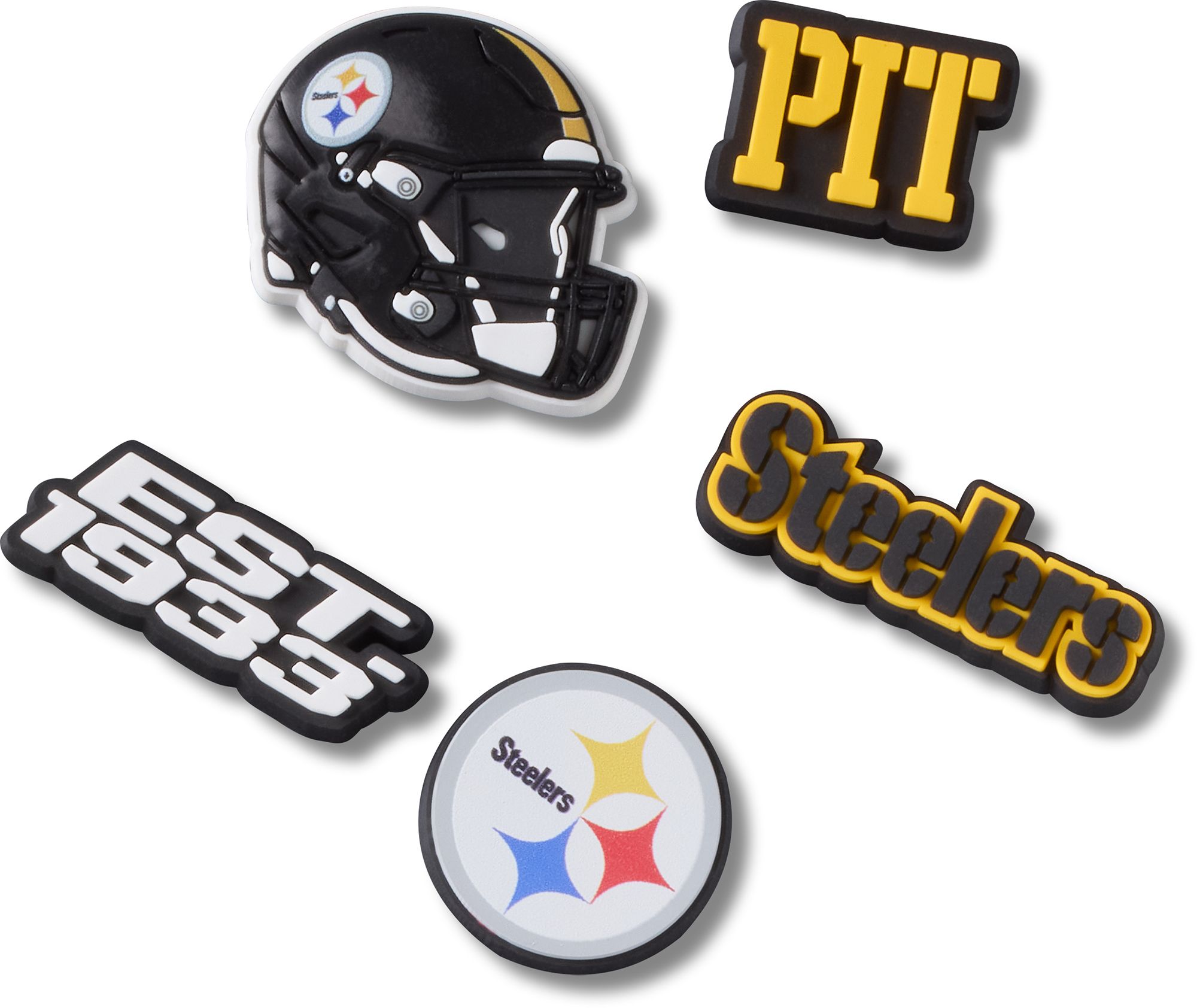 Crocs Jibbitz NFL Pittsburgh Steelers - 5 Pack