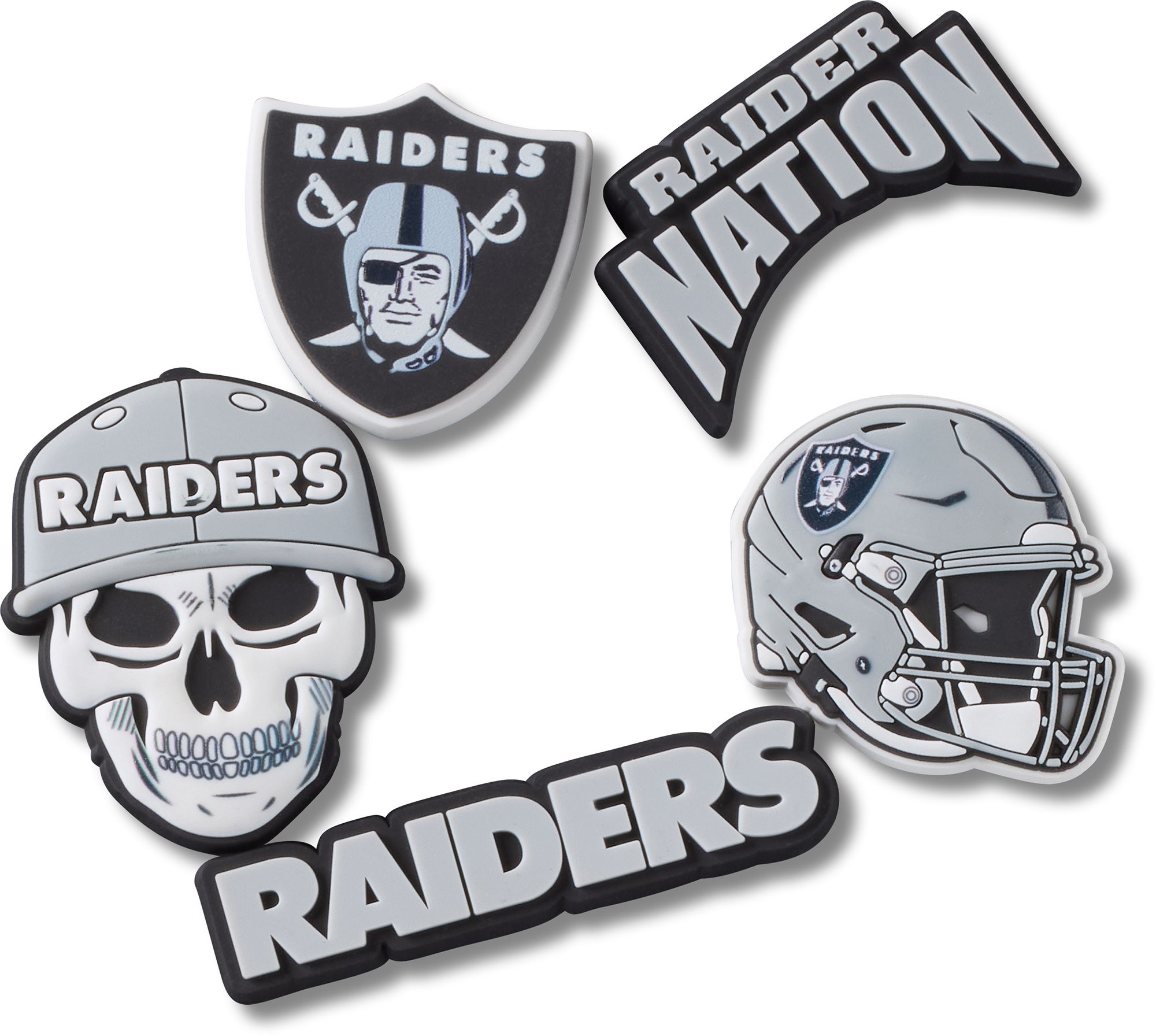 Crocs Jibbitz NFL Las Vegas Raiders - 5 Pack