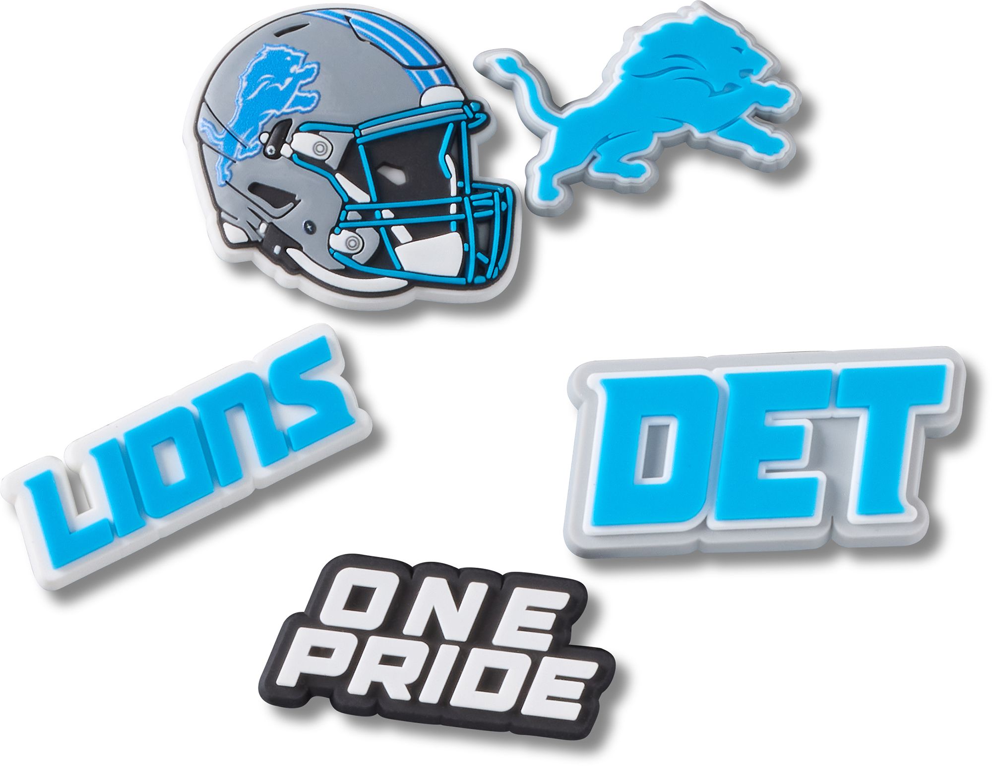 Crocs Jibbitz NFL Detriot Lions - 5 Pack