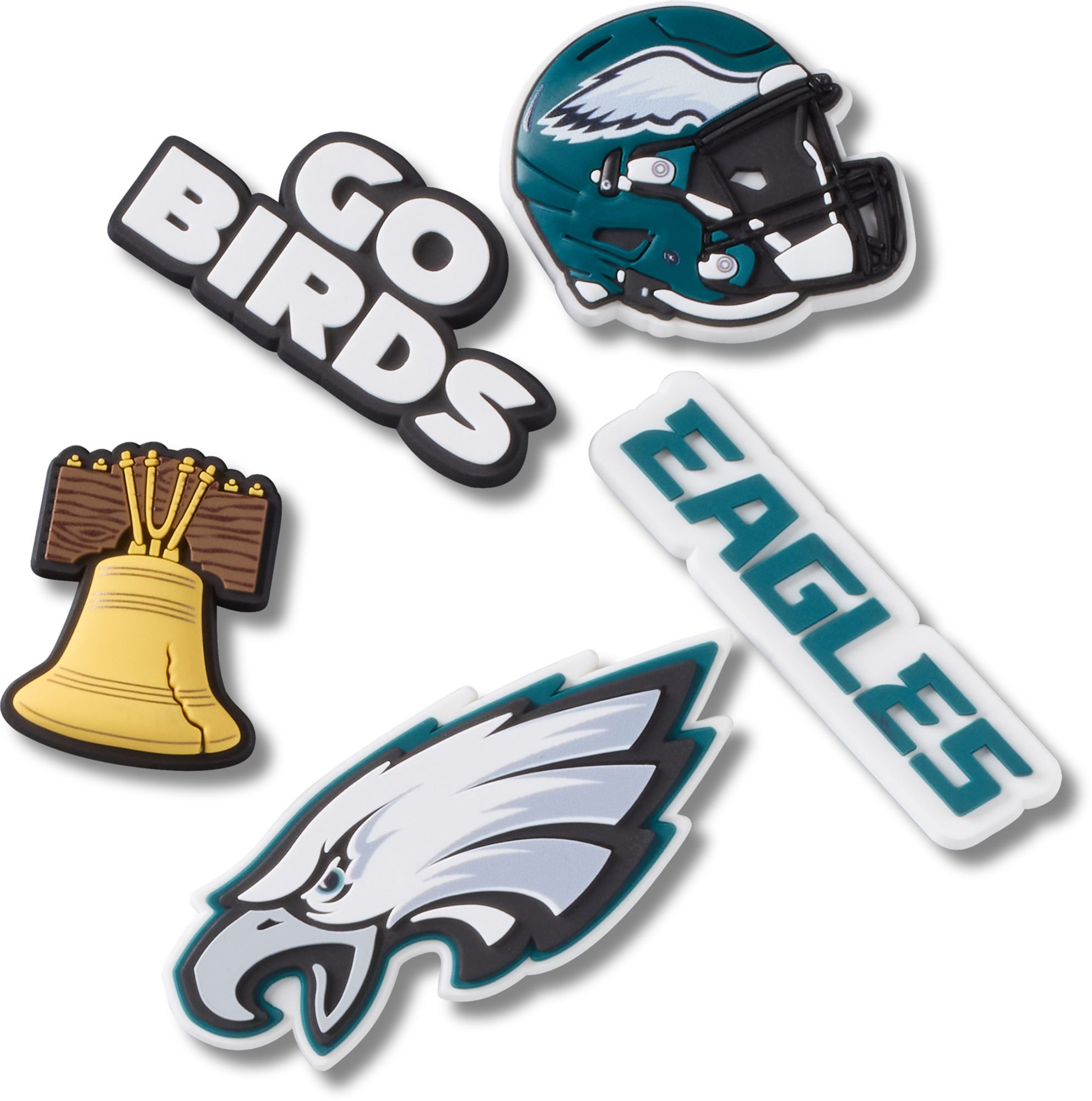 Crocs Jibbitz NFL Philadelphia Eagles - 5 Pack