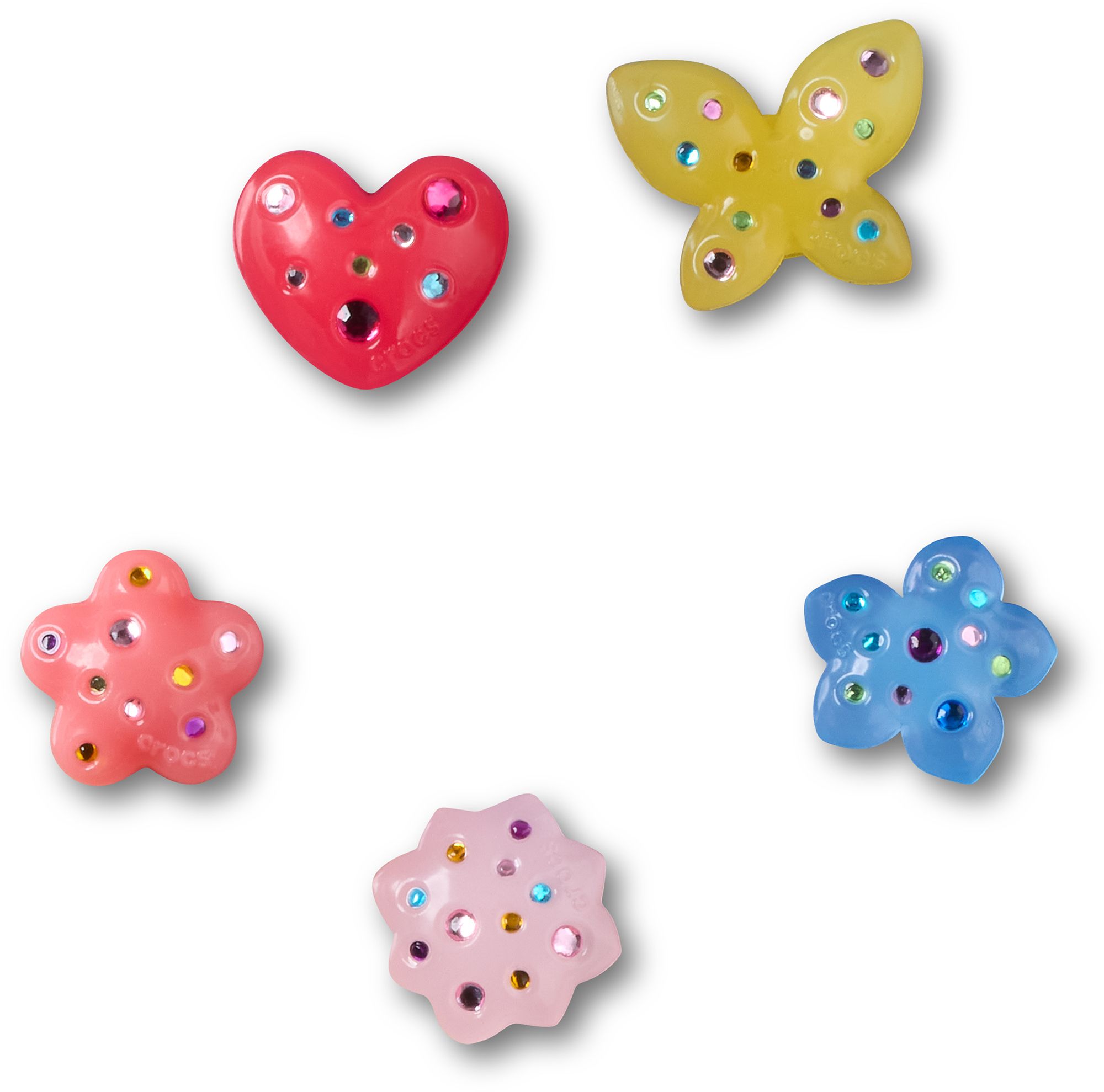 Crocs Jibbitz Dainty Gem Floral - 5 Pack