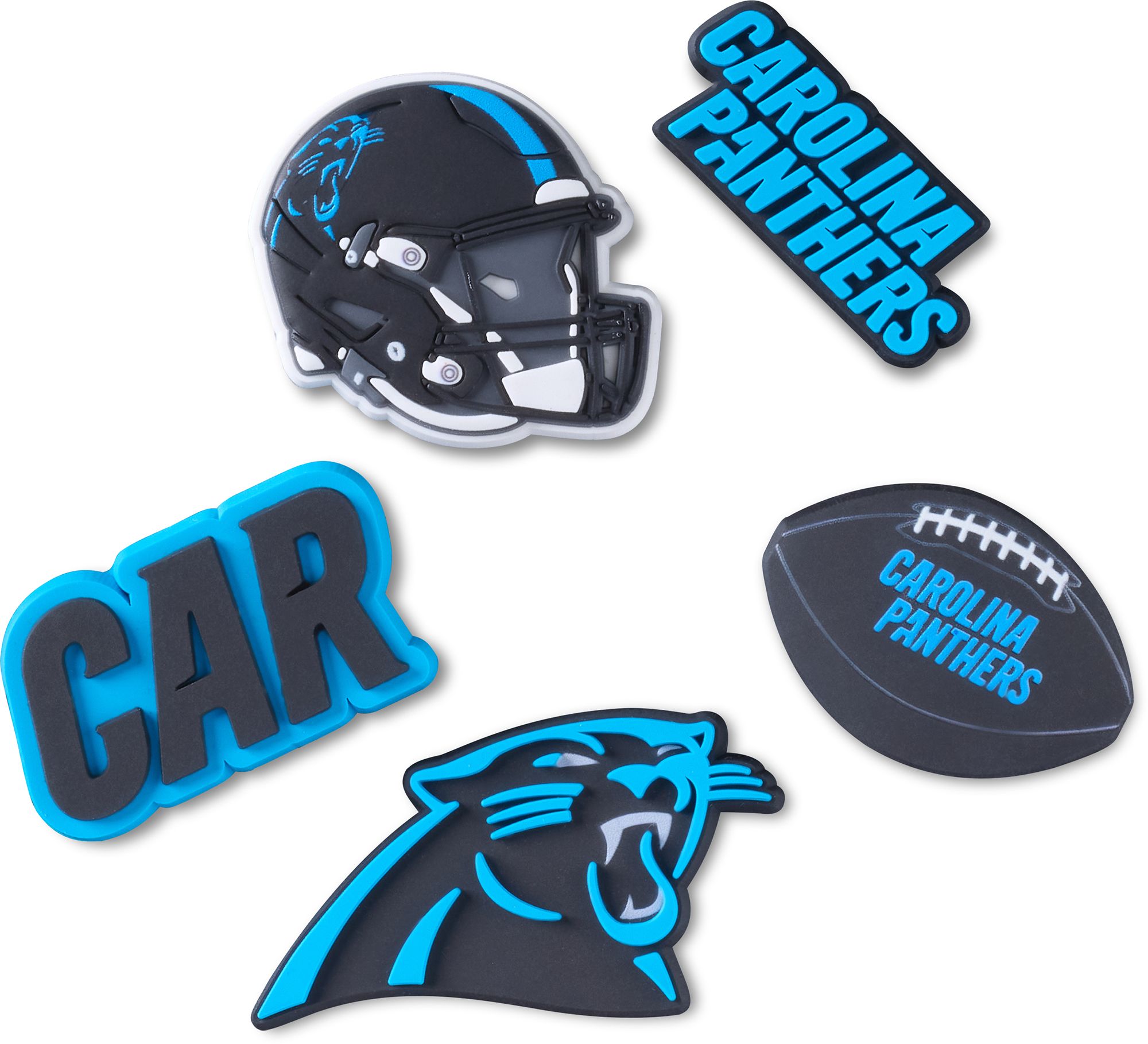 Crocs Jibbitz NFL Carolina Panthers - 5 Pack