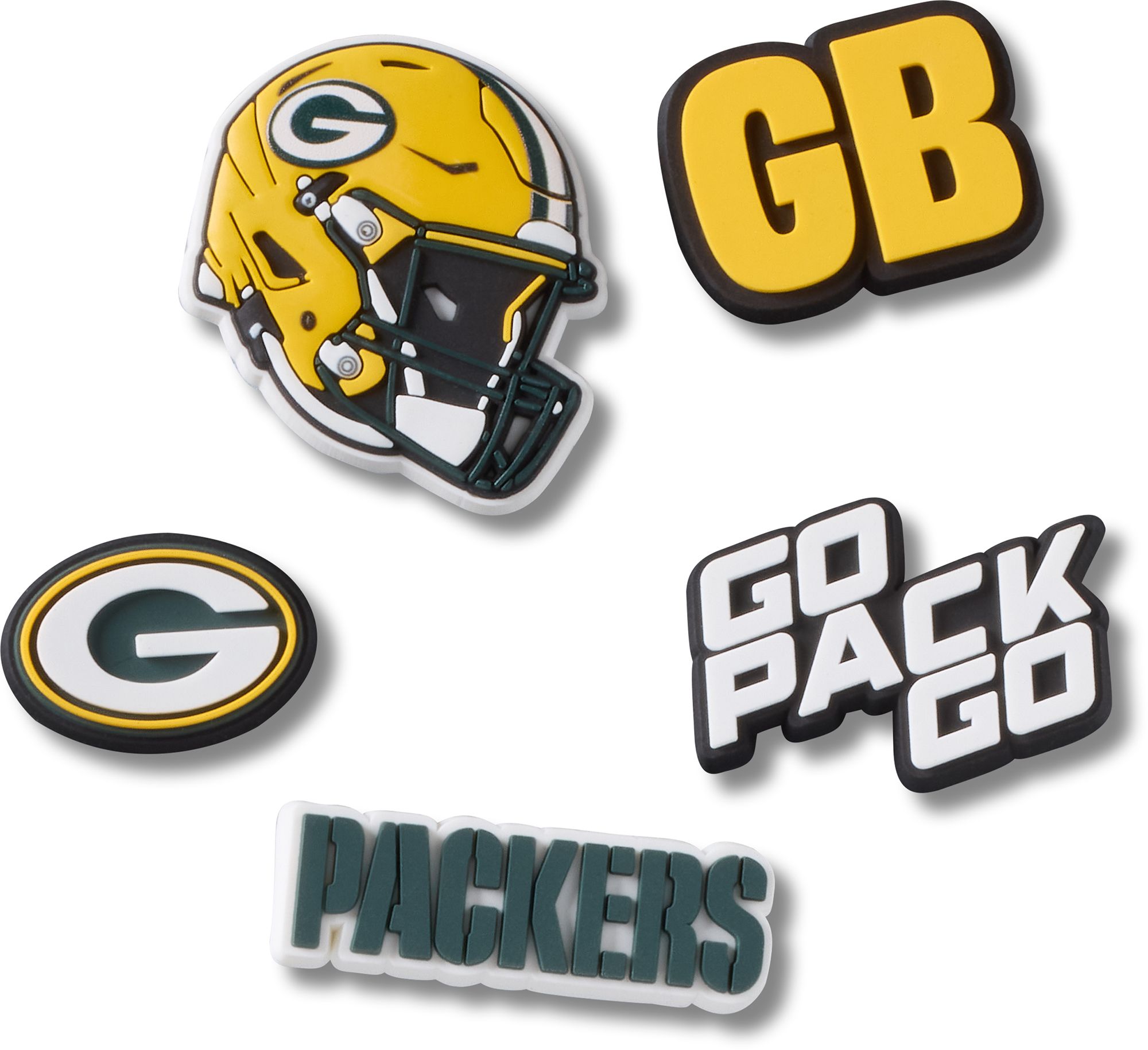 Crocs Jibbitz NFL Green Bay Packers - 5 Pack