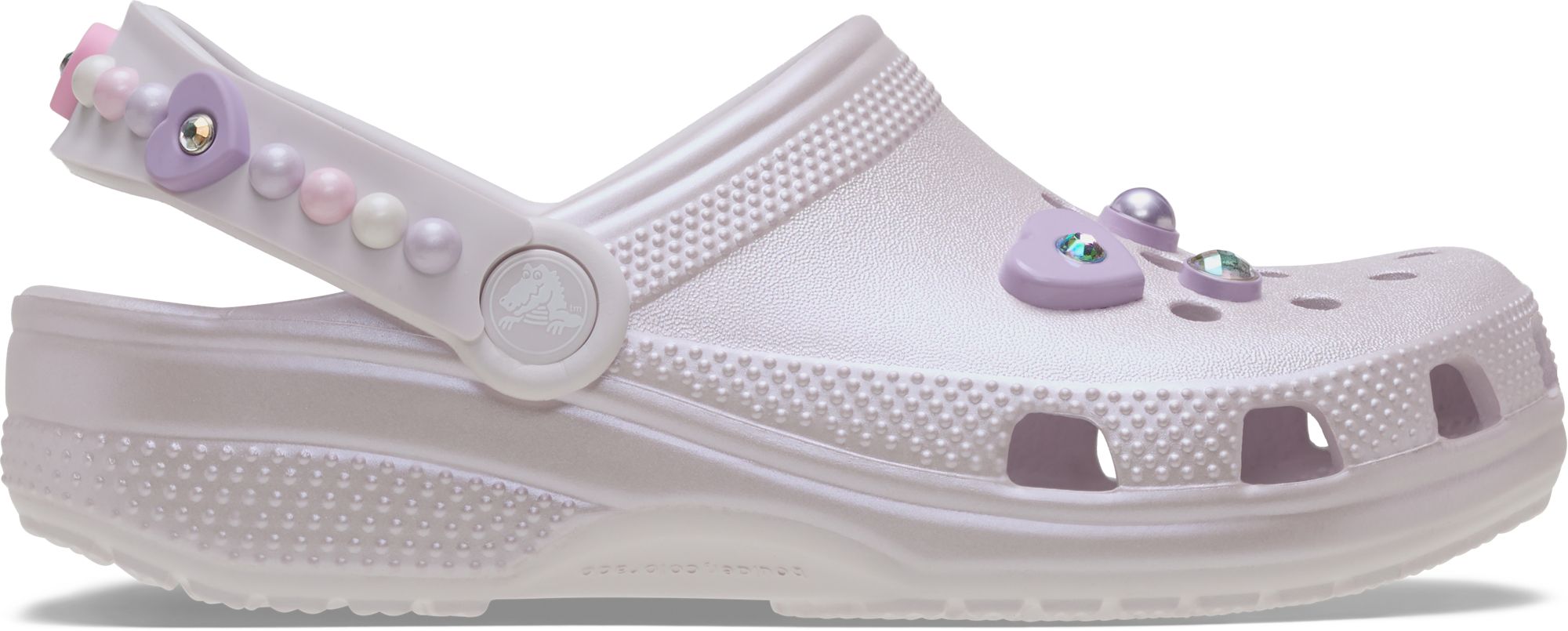 Crocs Kids' Pearls Heartshine Classic Clogs