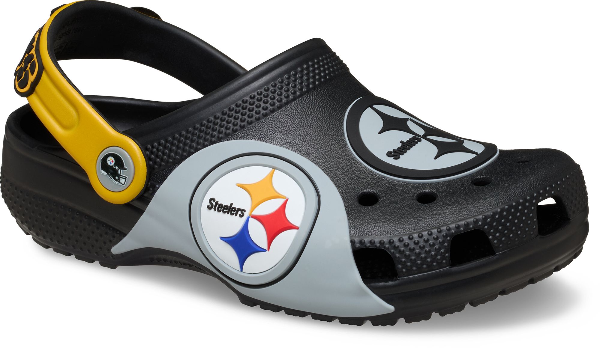 Crocs Kids' NFL Pittsburgh Steelers Classic Clogs