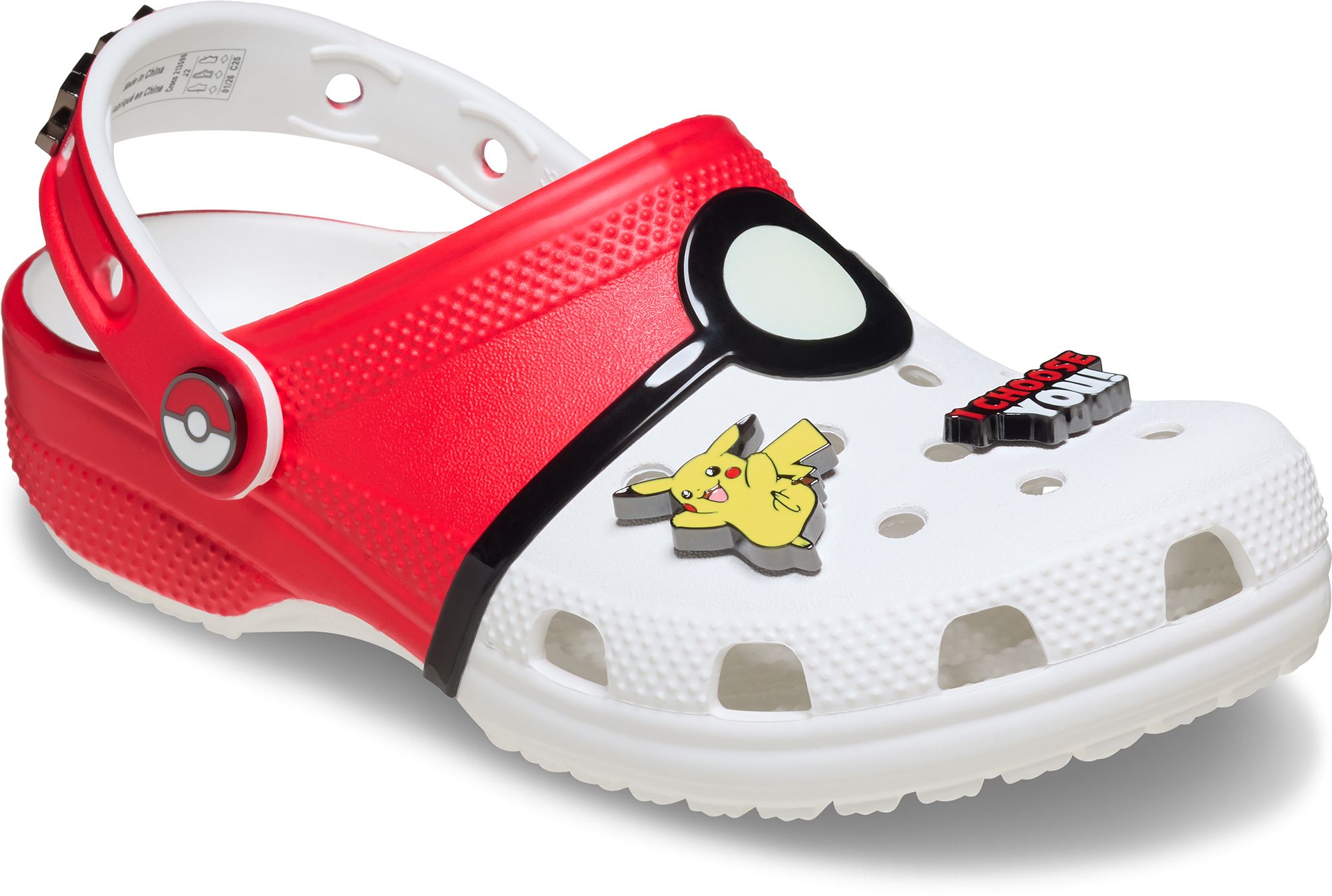 Crocs Kids' Pokemon Pokeball Classic Clogs