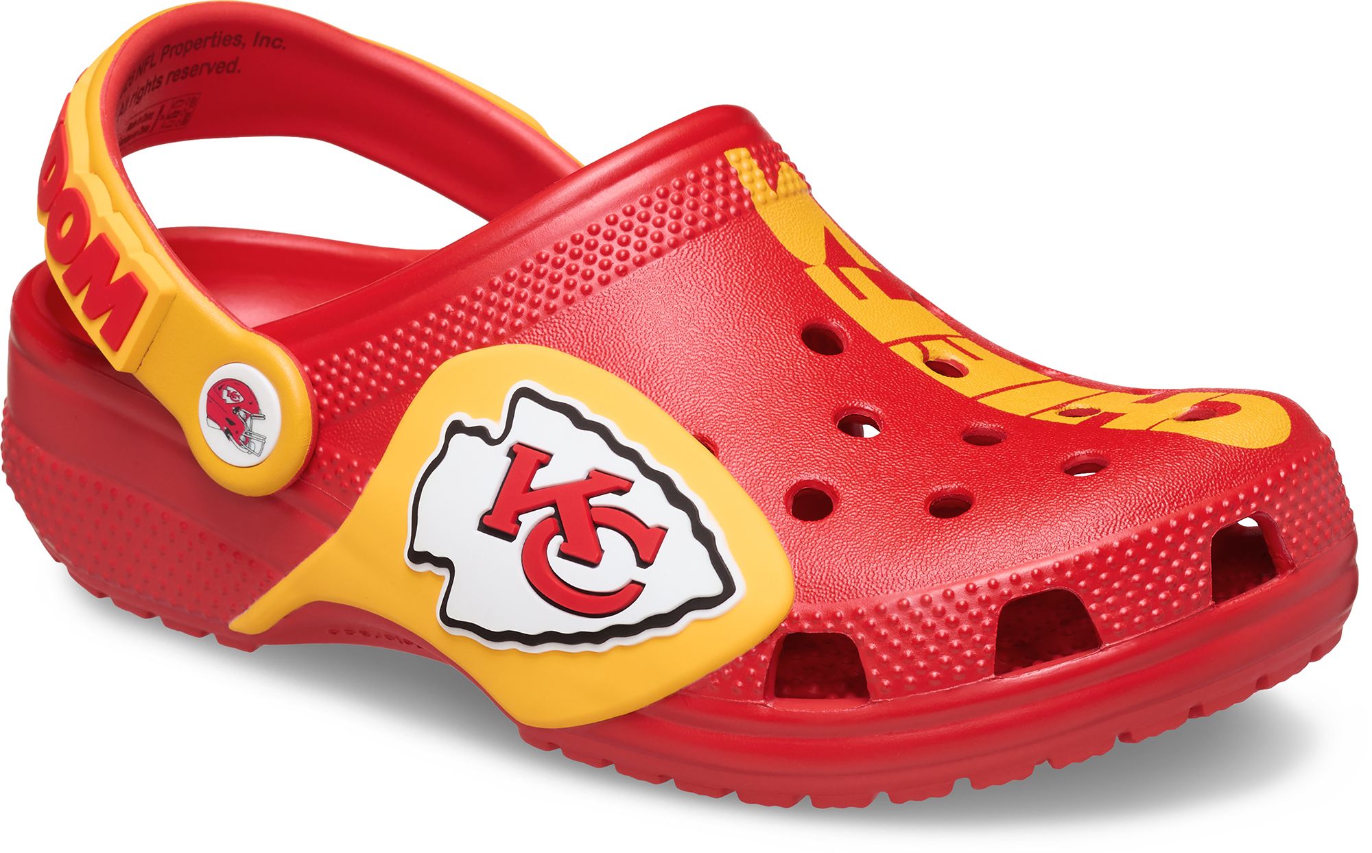 Crocs Kids' NFL Kansas City Chiefs Classic Clogs