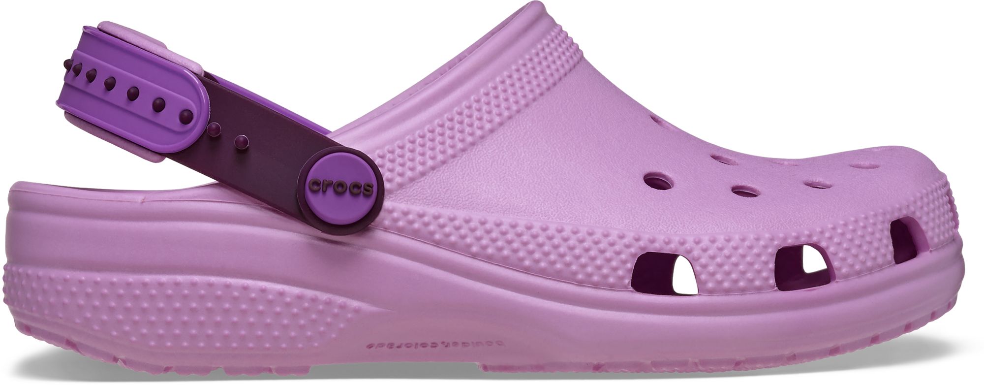 Crocs Kids' Classic Glow Snap Back Strap Clogs