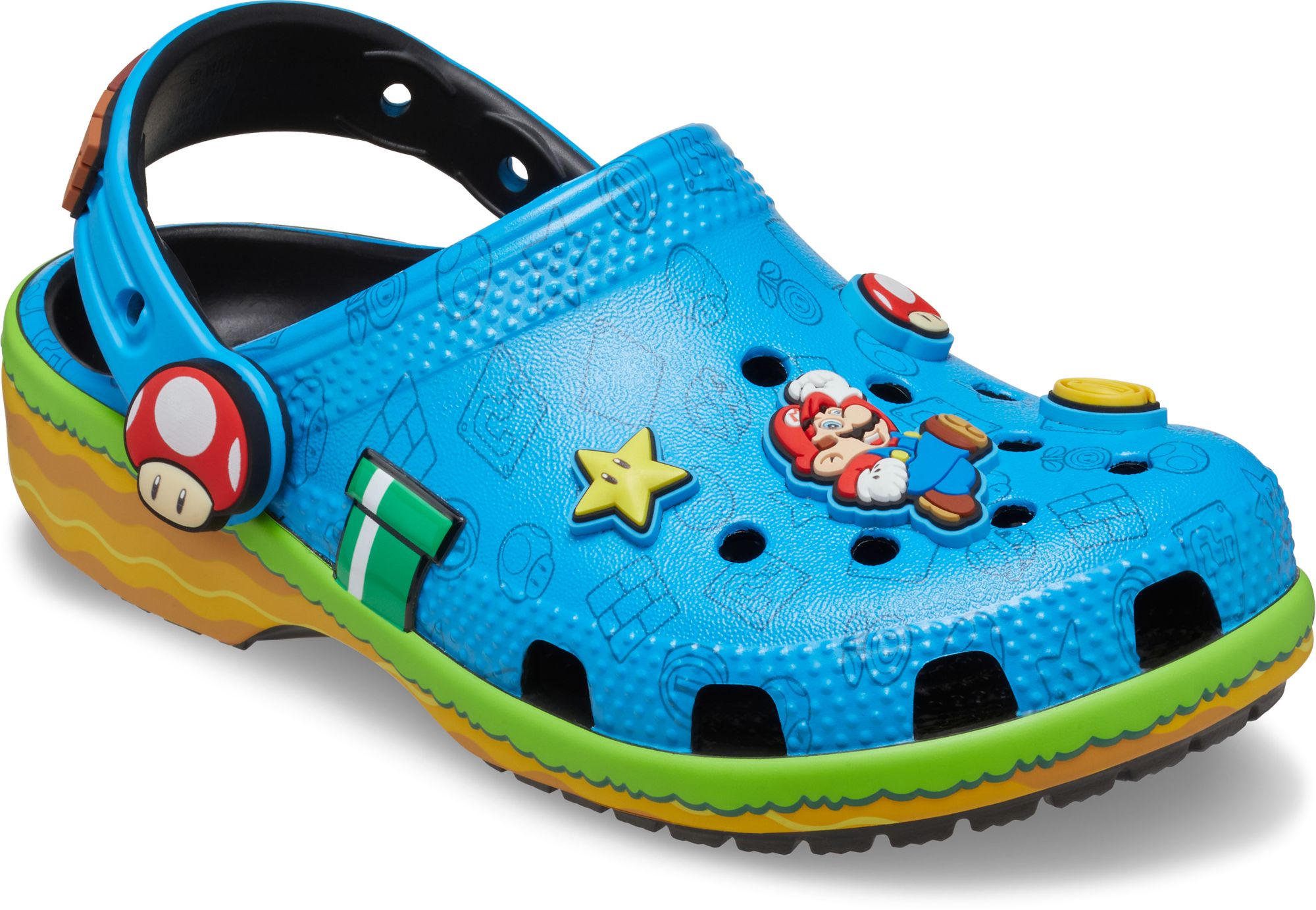 Crocs Kids Super Mario Core Classic Clogs