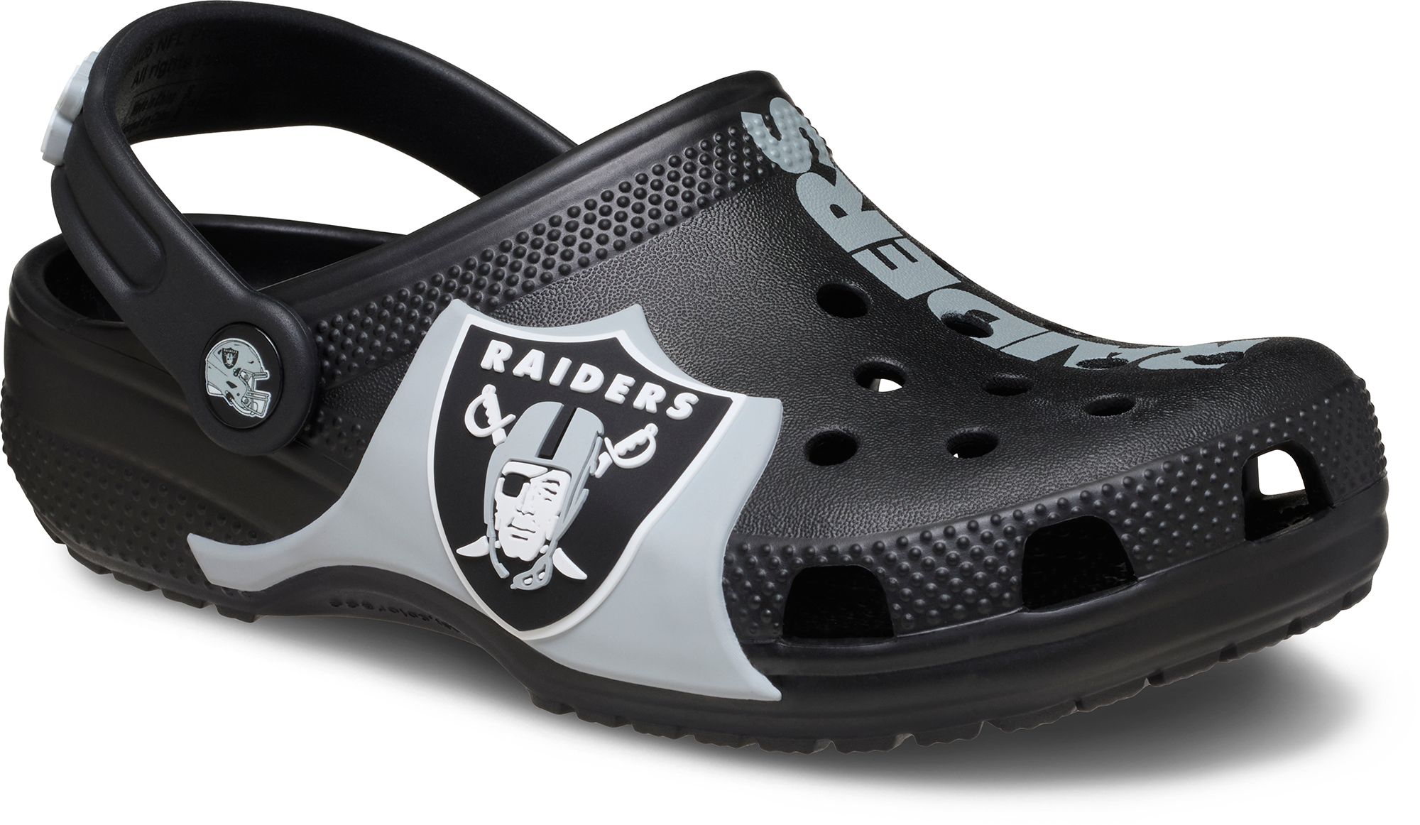 Crocs Kids' NFL Las Vegas Raiders Classic Clogs