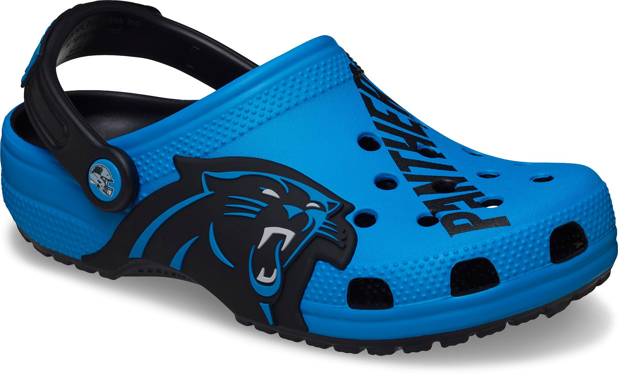 Crocs Kids' NFL Carolina Panthers Classic Clogs