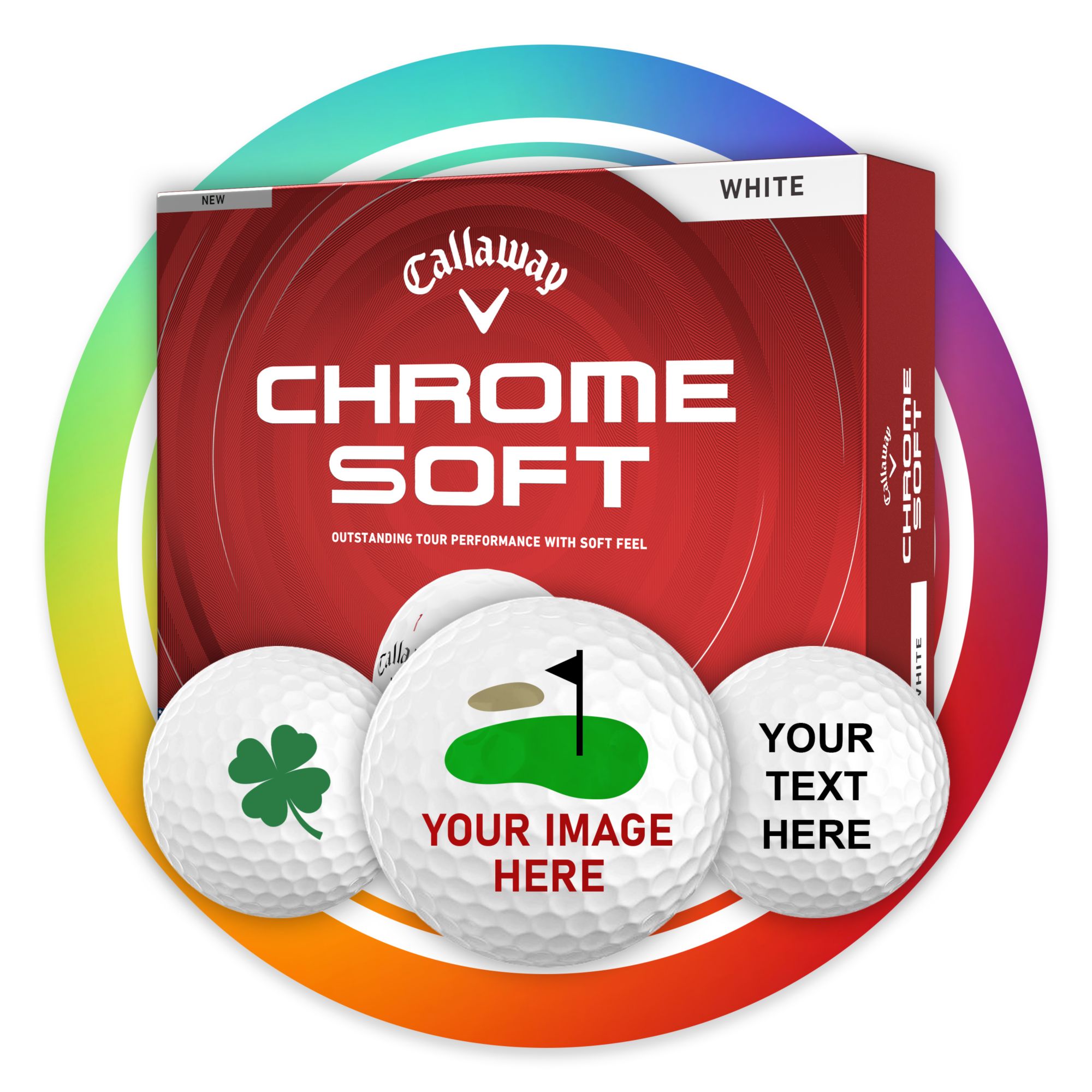 Callaway 2026 Chrome Soft Personalized Golf Balls