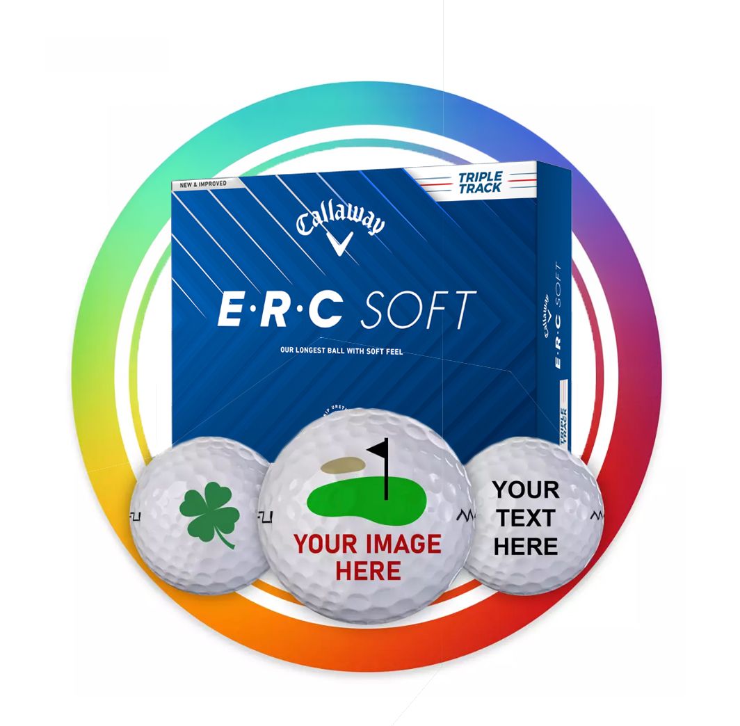 Callaway 2025 ERC Soft Triple Track Personalized Golf Balls