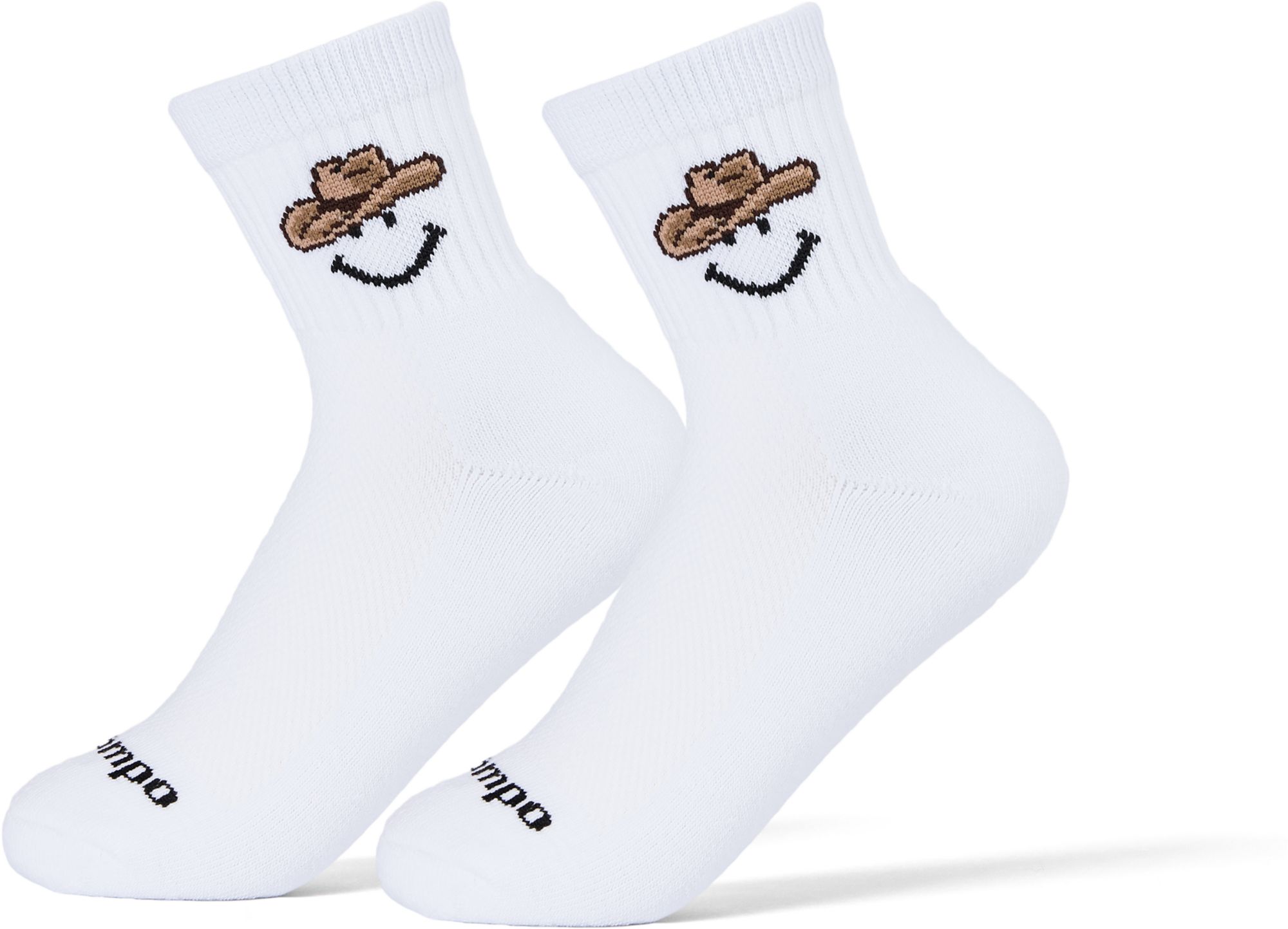 Del Campo Golf Cowboy Smiley Golf Sock